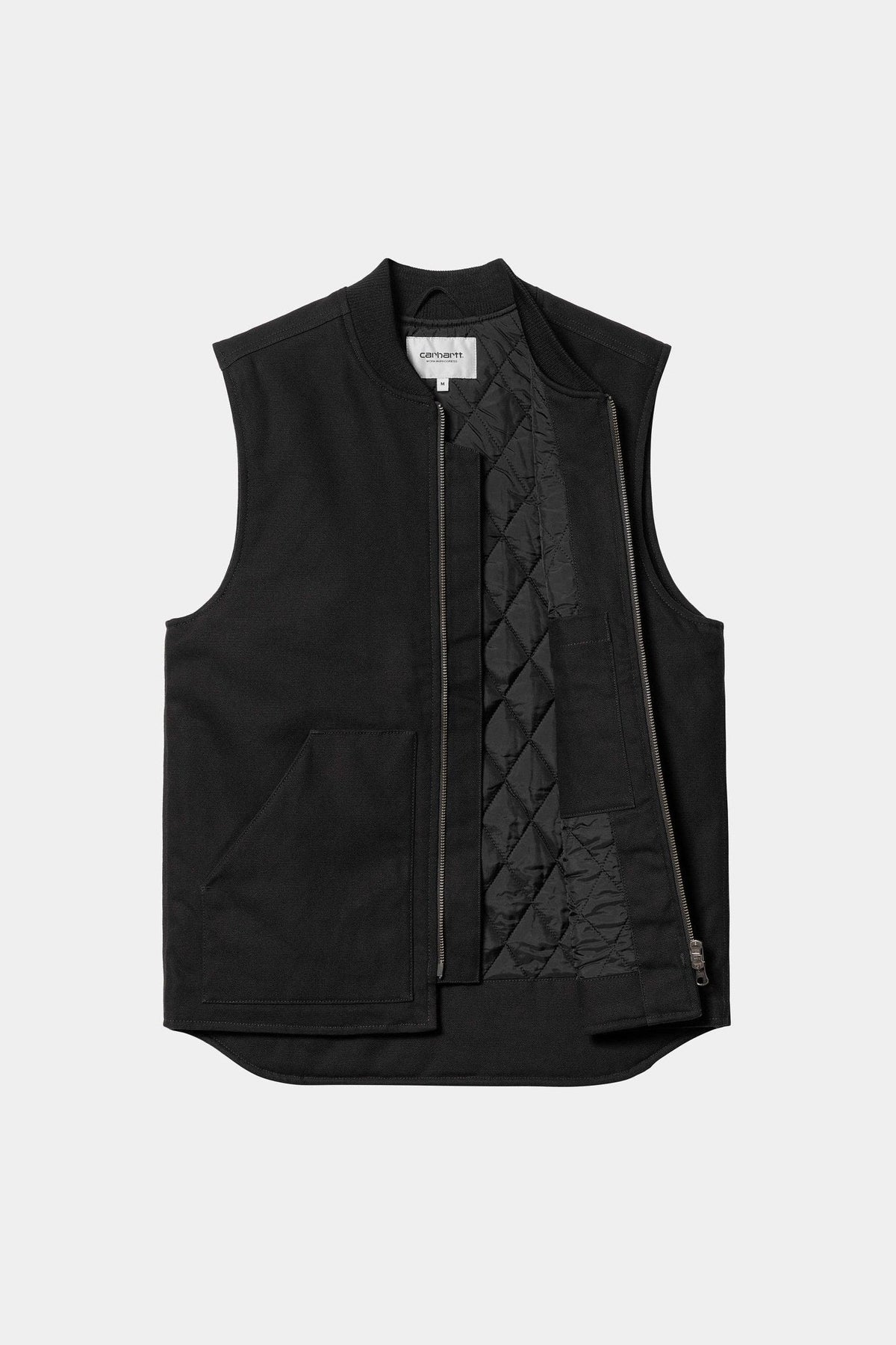 CARHARTT WIP - Classic Vest Lined - Black Rigid - BACKYARD
