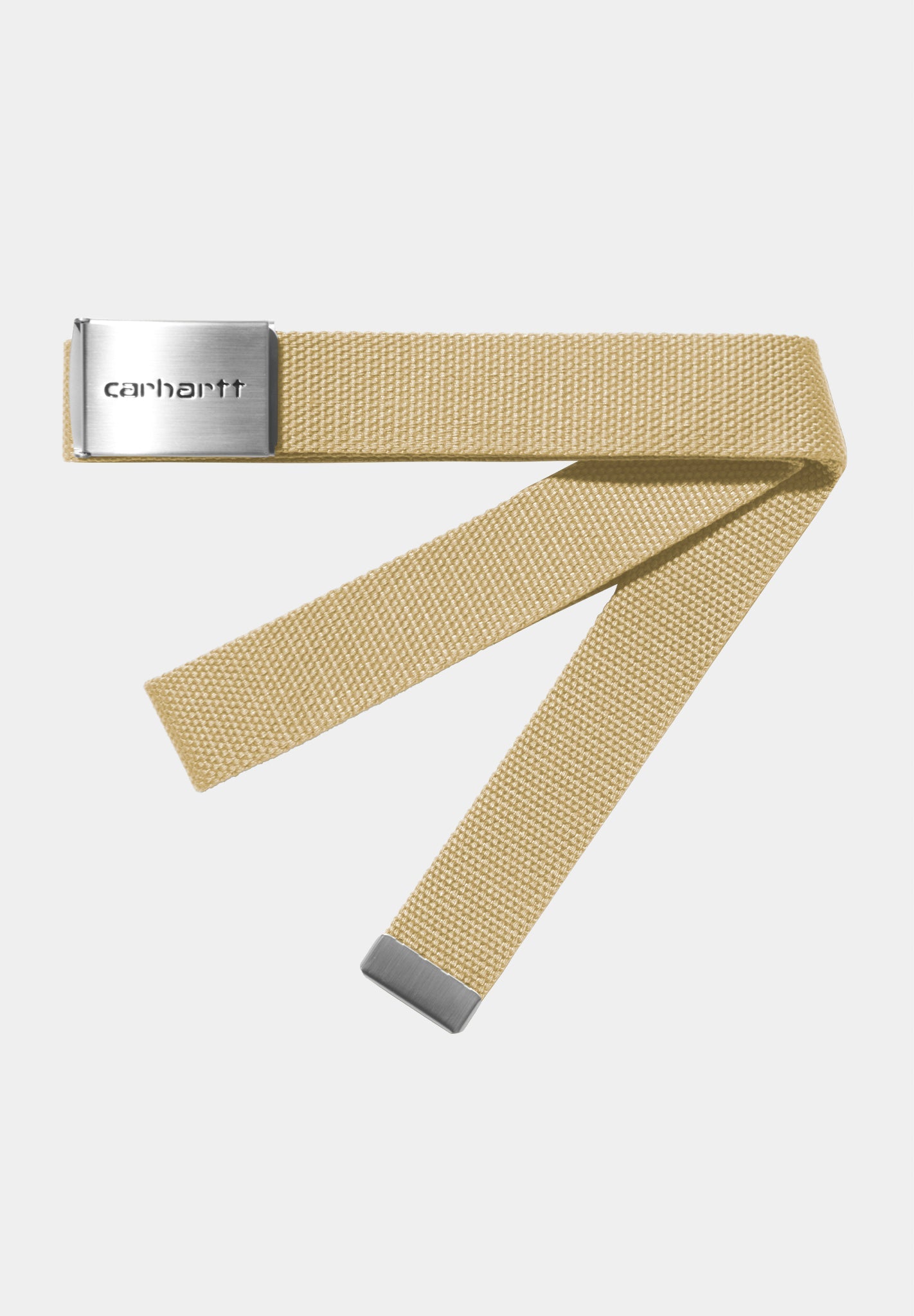 CARHARTT WIP - Clip Belt Chrome - Air Yellow - BACKYARD