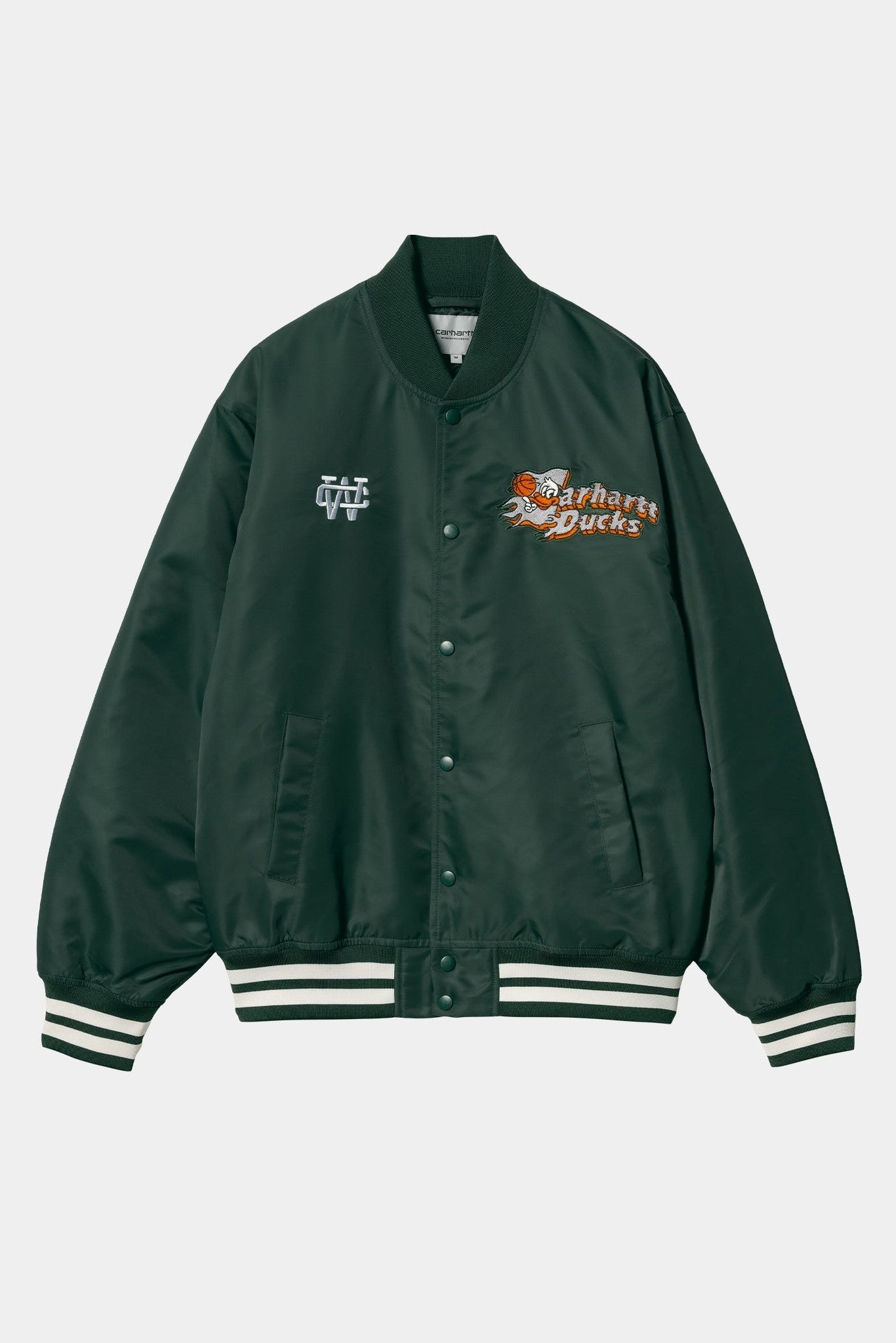 CARHARTT WIP - Flaming Ducks Bomber - Conifer Wax - BACKYARD