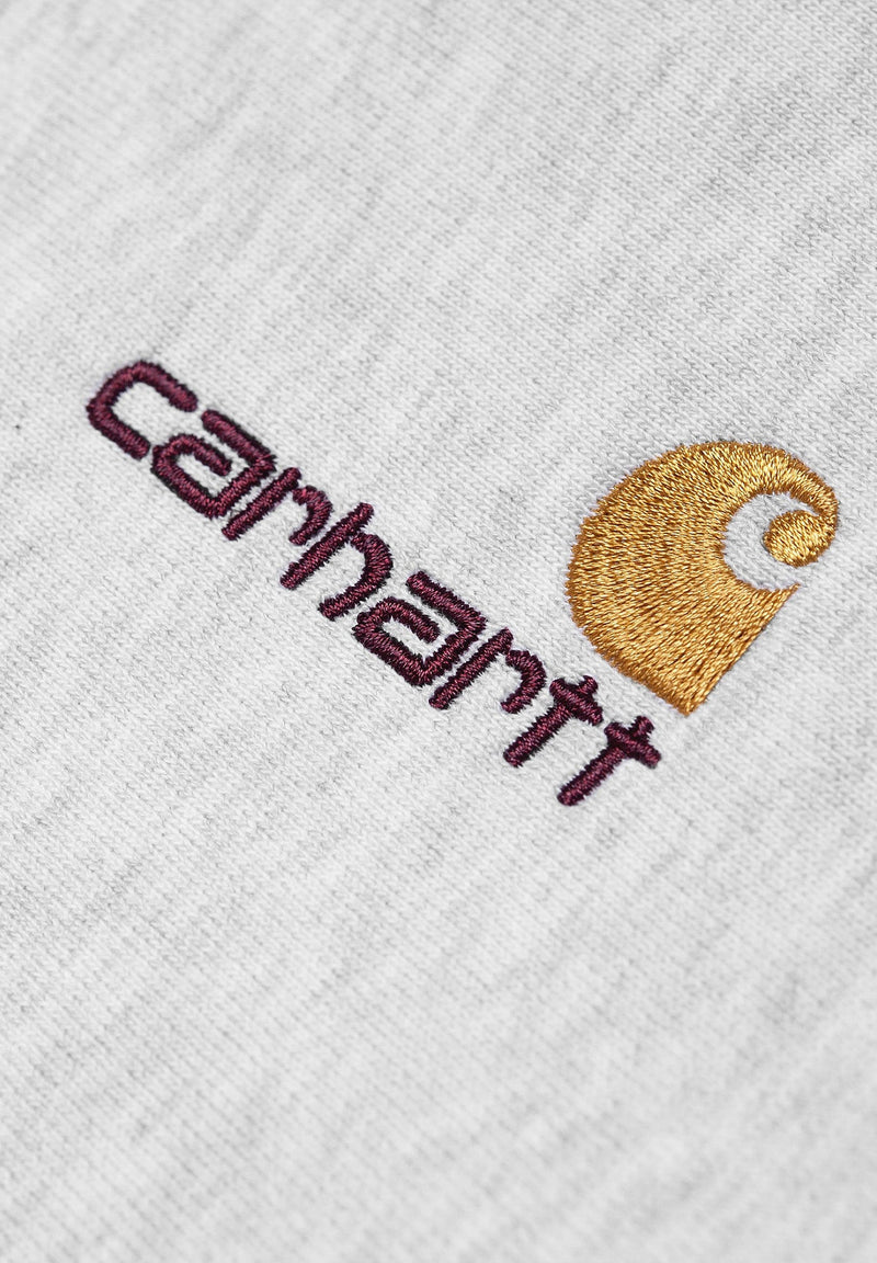 CARHARTT WIP-Half Zip American Script Sweat - BACKYARD