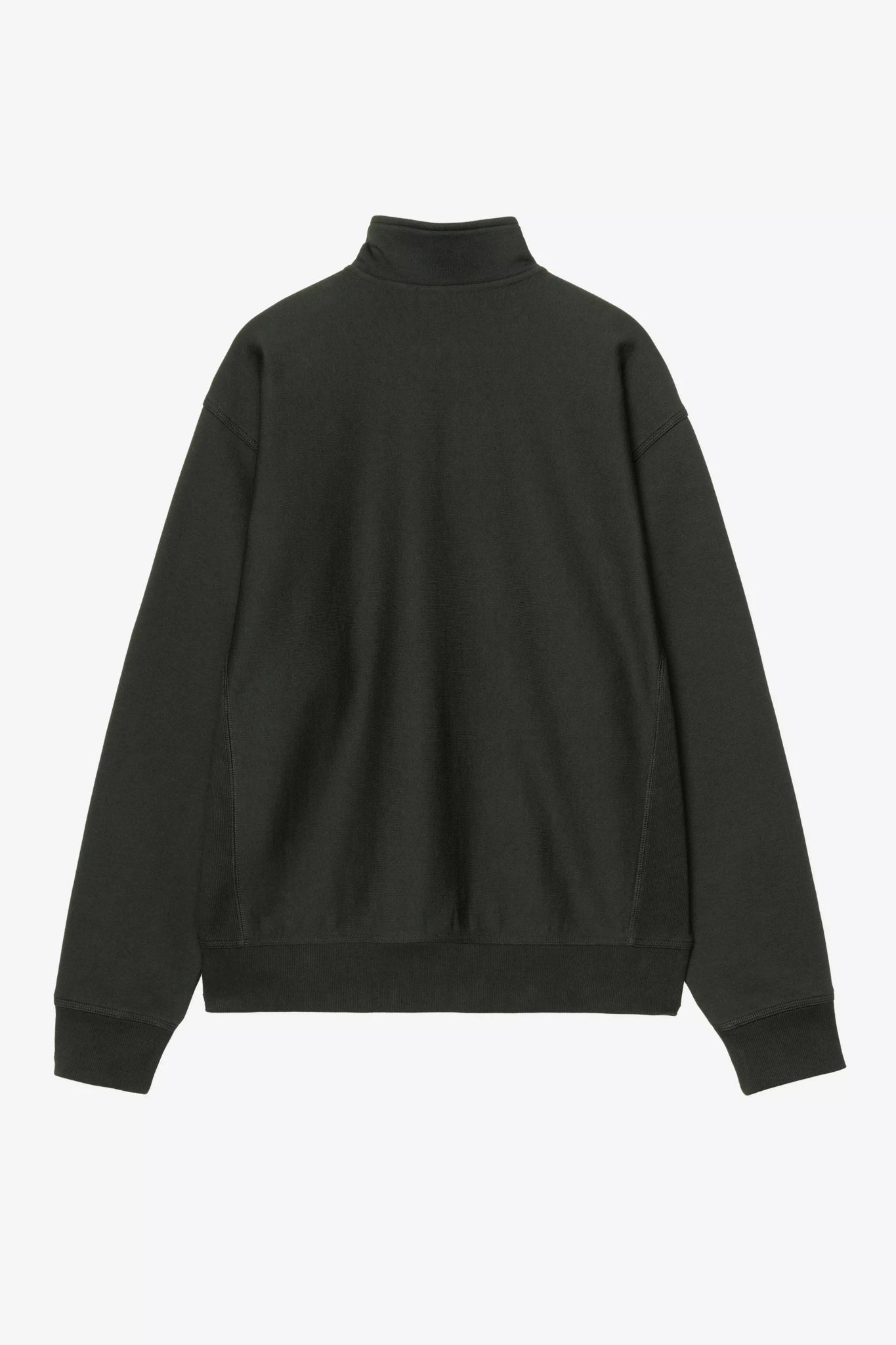 CARHARTT WIP-Half Zip American Script Sweat-Raven-BACKYARD