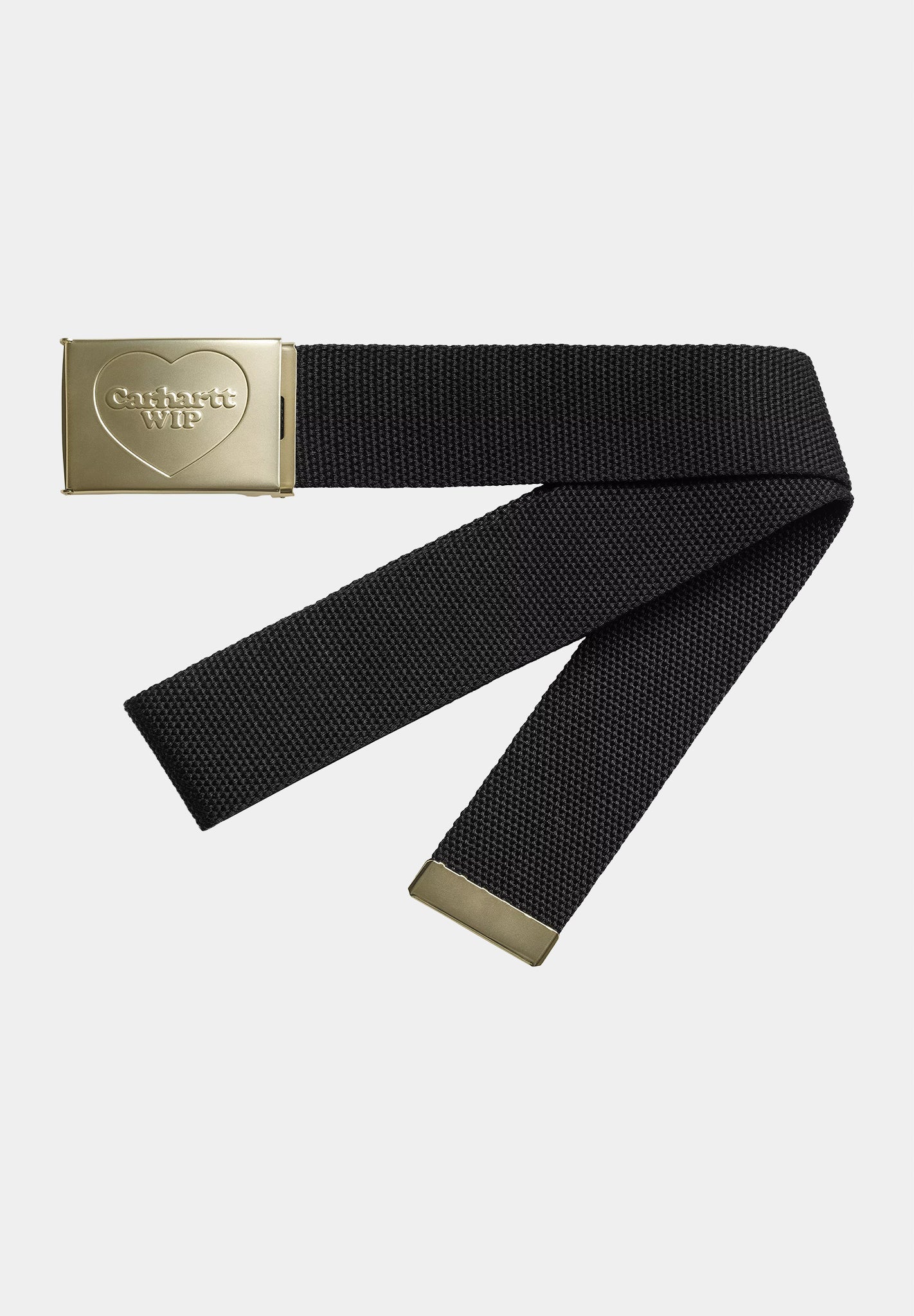 CARHARTT WIP - Heart Clip Belt - Black Gold - BACKYARD