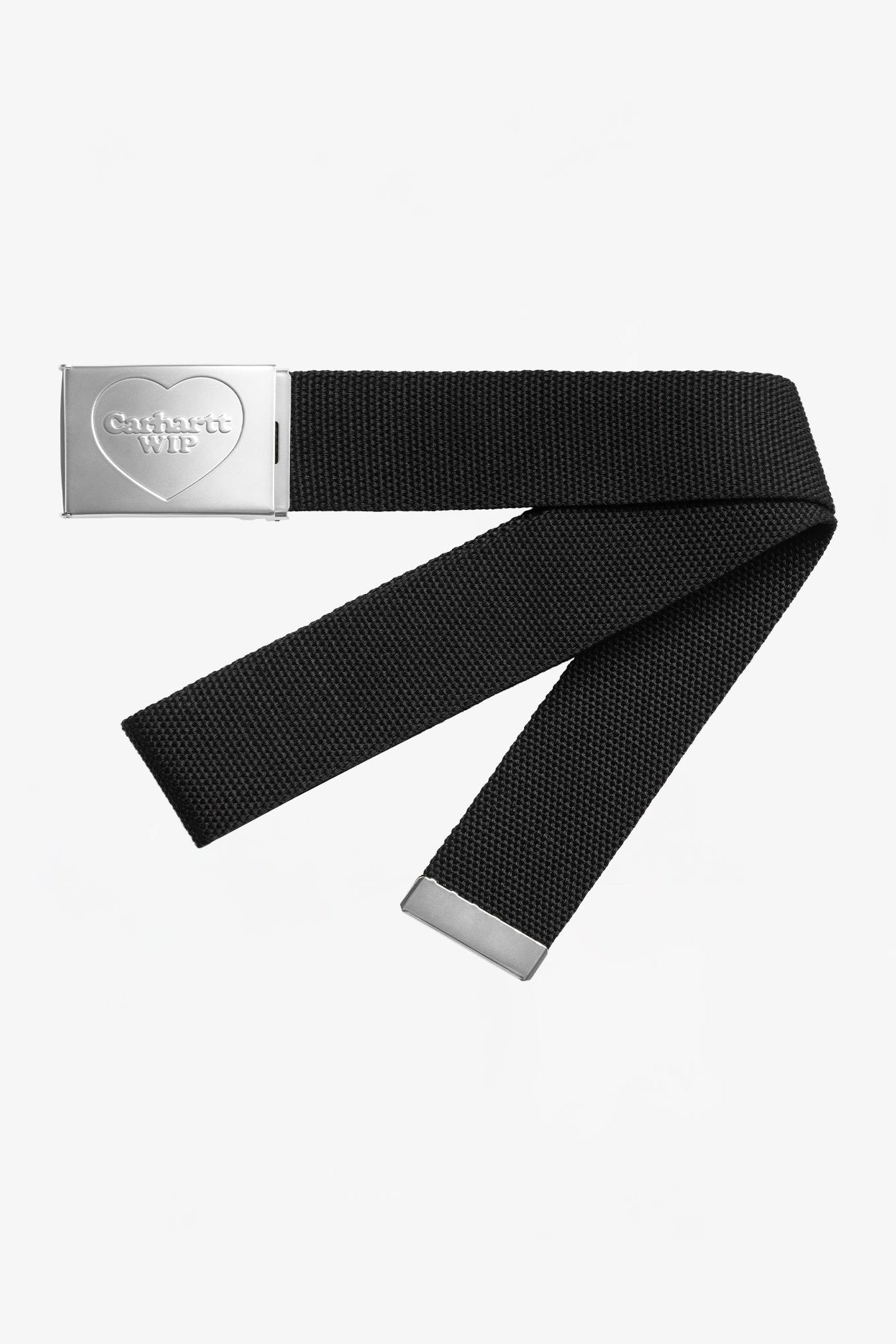 CARHARTT WIP - Heart Clip Belt - Black Silver - BACKYARD