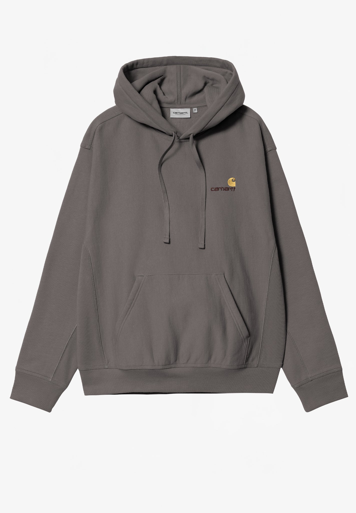 CARHARTT WIP - Hooded American Script Sweatshirt - Porphyry - BACKYARD