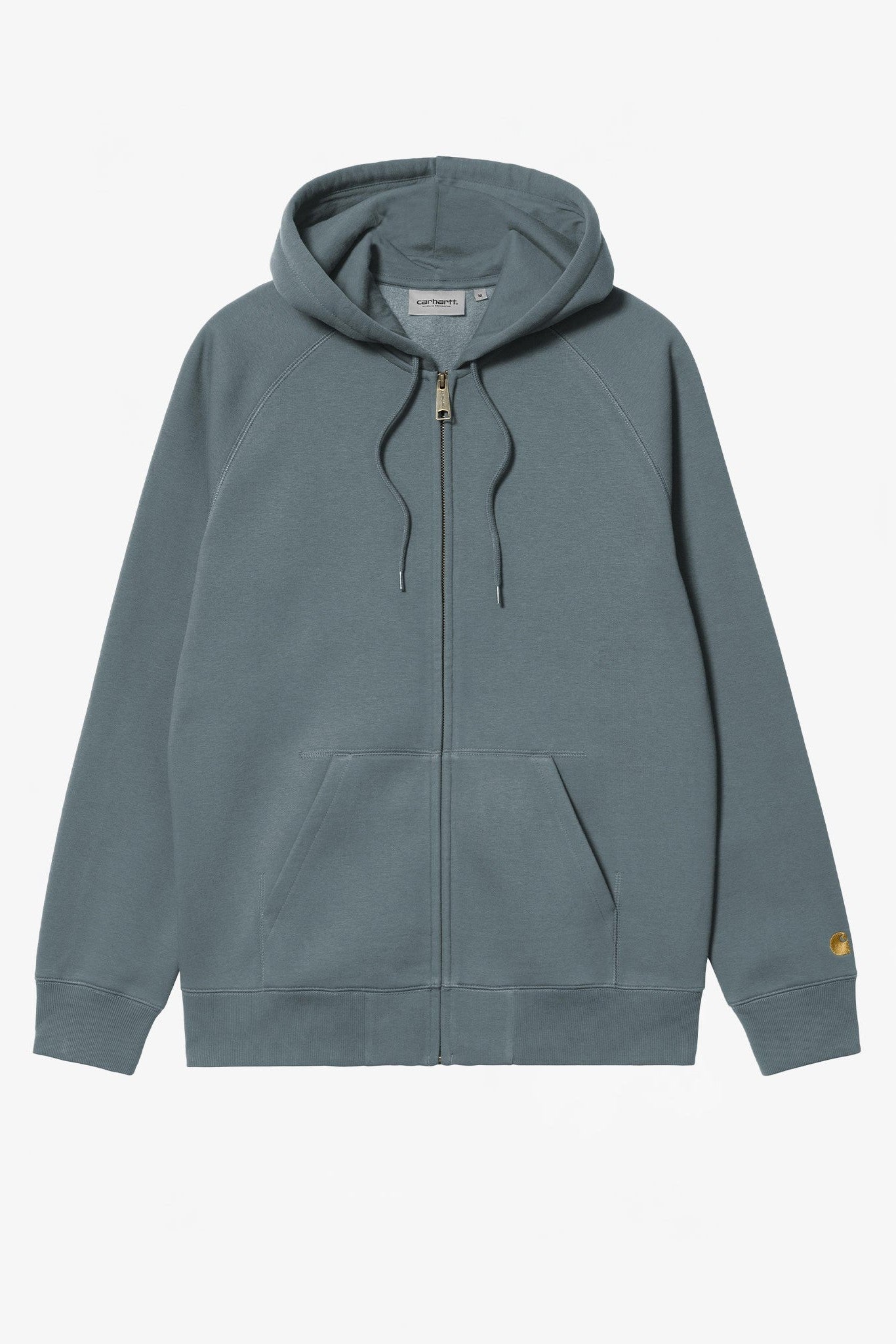 CARHARTT WIP - Hooded Chase Jacket - Cozy Blue Gold - BACKYARD