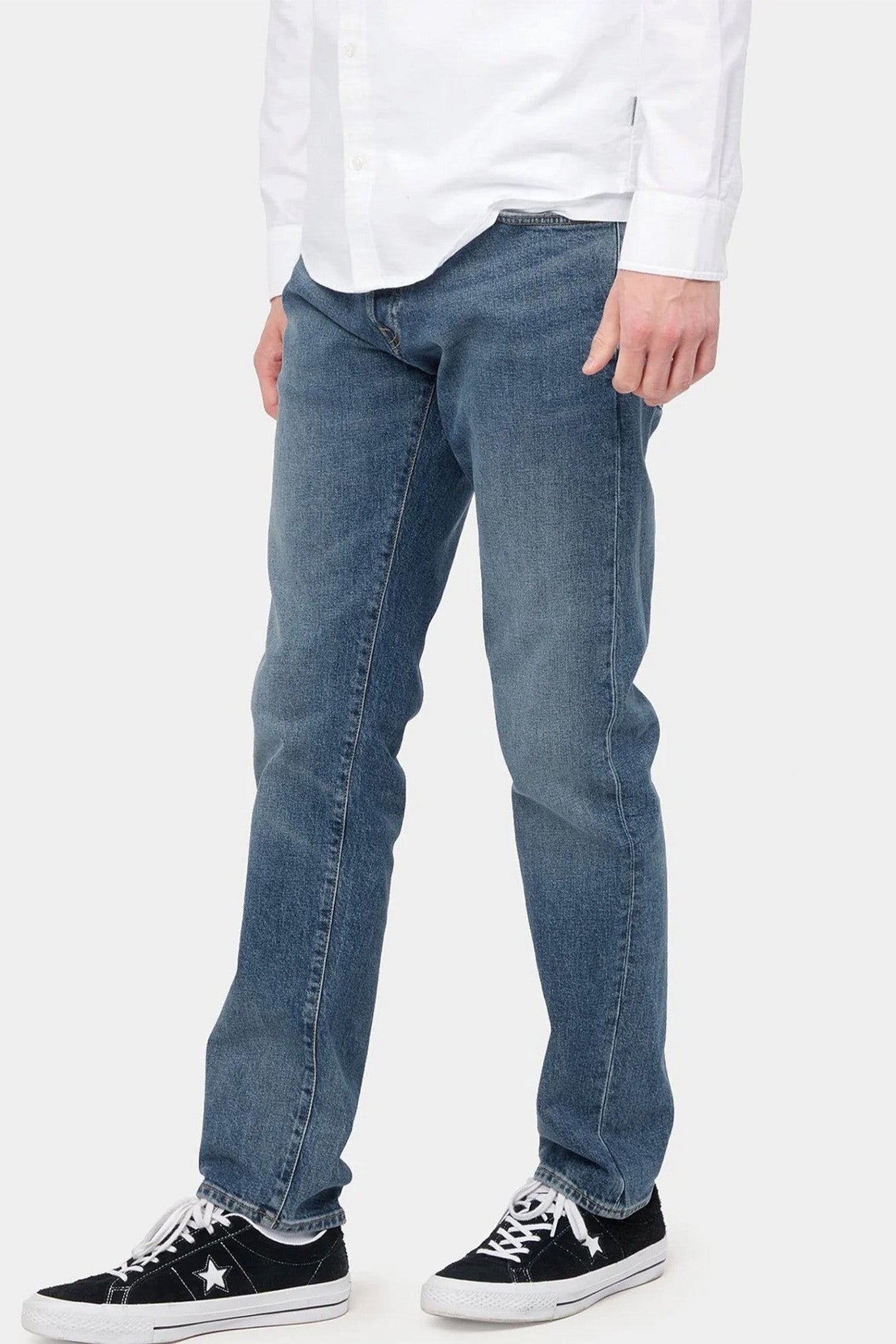 CARHARTT WIP - Klondike Pant - Blue Mid Used Wash - BACKYARD