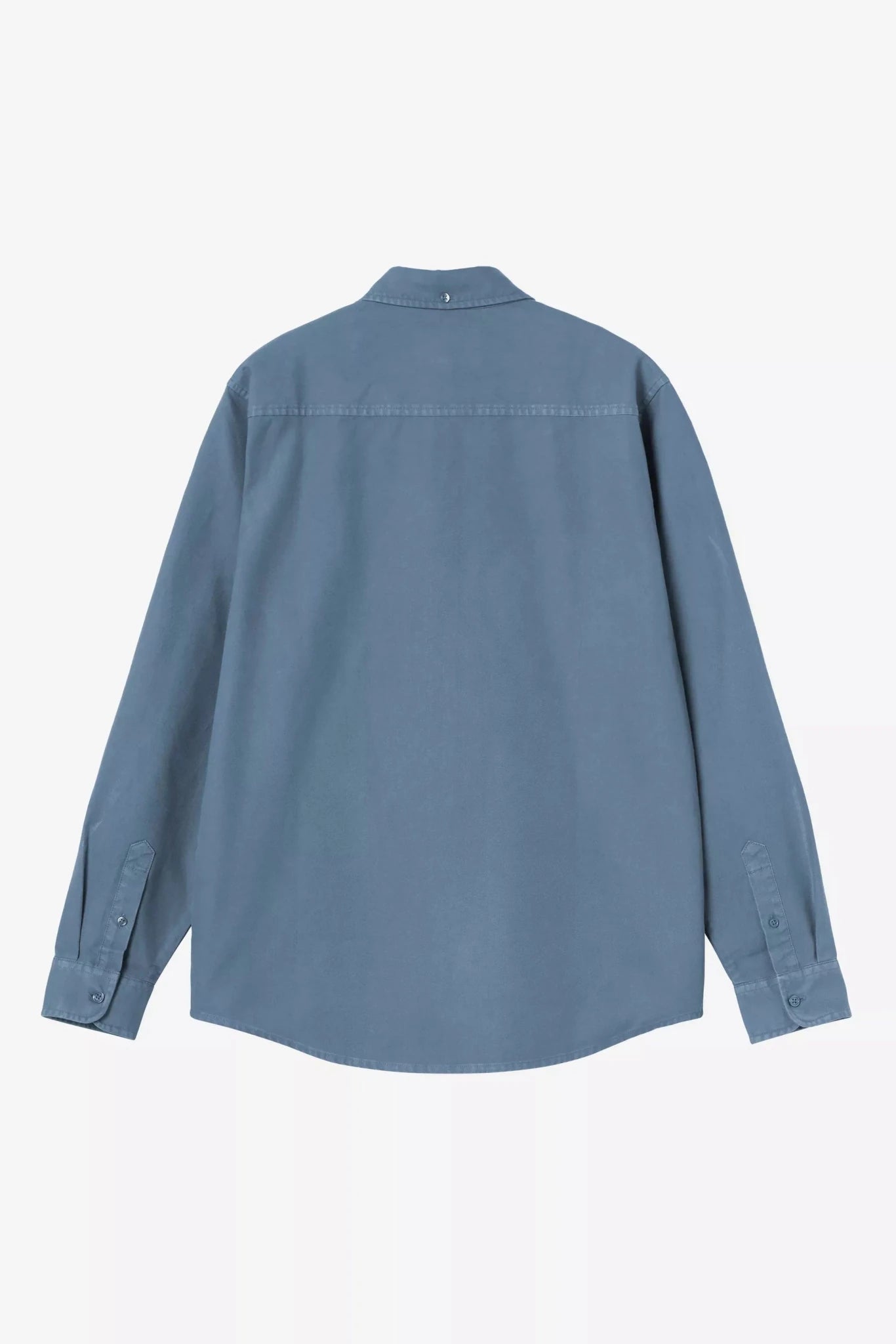 CARHARTT WIP-L/S Bolton Shirt-Icesheet Garment Dyed-BACKYARD