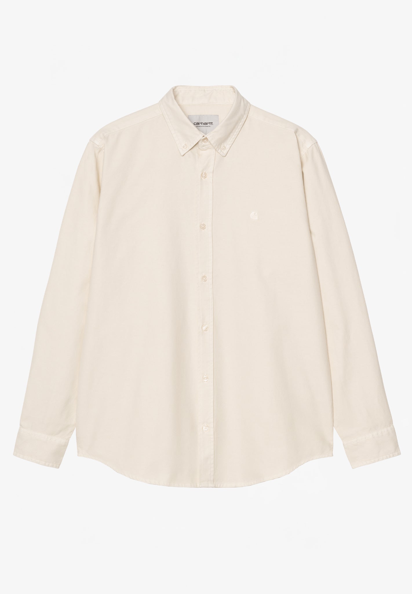 CARHARTT WIP - L/S Bolton Shirt - Salt - BACKYARD