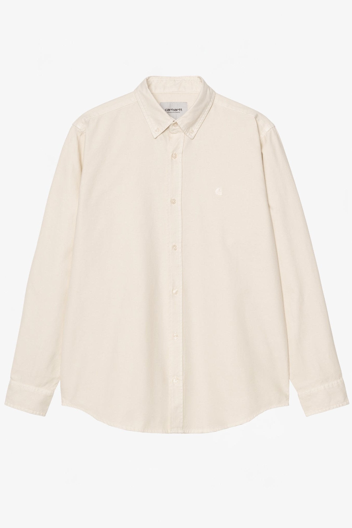 CARHARTT WIP - L/S Bolton Shirt - Salt - BACKYARD