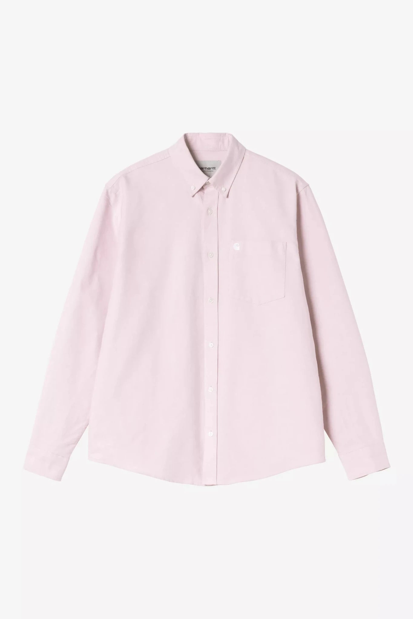 CARHARTT WIP - L/S C - Logo Shirt - Hortensia White - BACKYARD