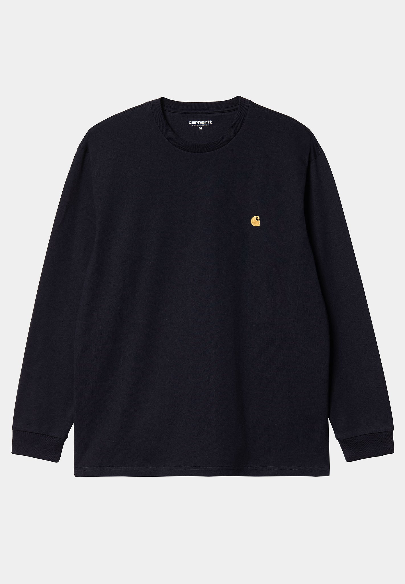 CARHARTT WIP - L/S Chase T-Shirt - Dark Navy Gold - BACKYARD