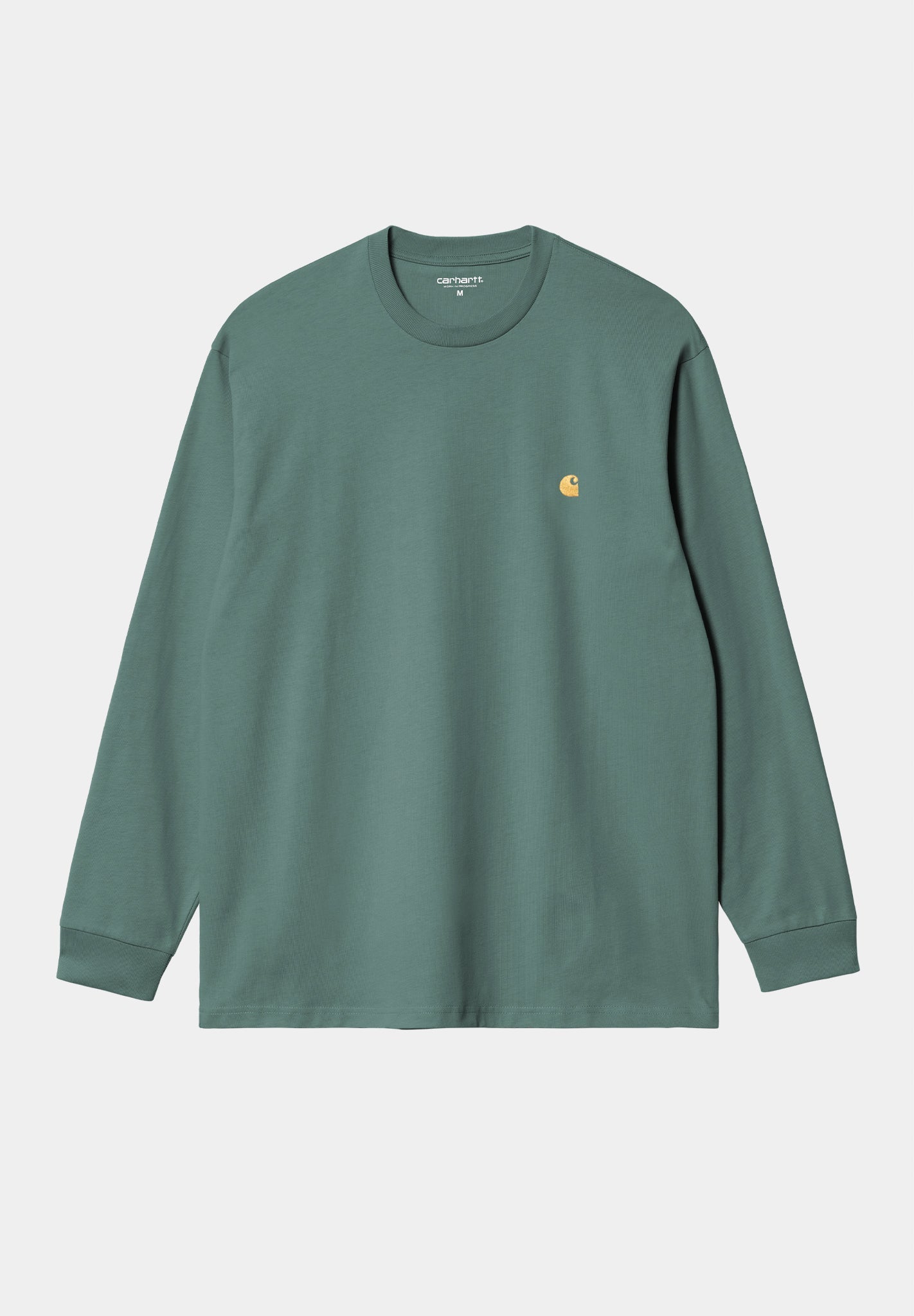CARHARTT WIP - L/S Chase T-Shirt - Silver Pine Gold - BACKYARD