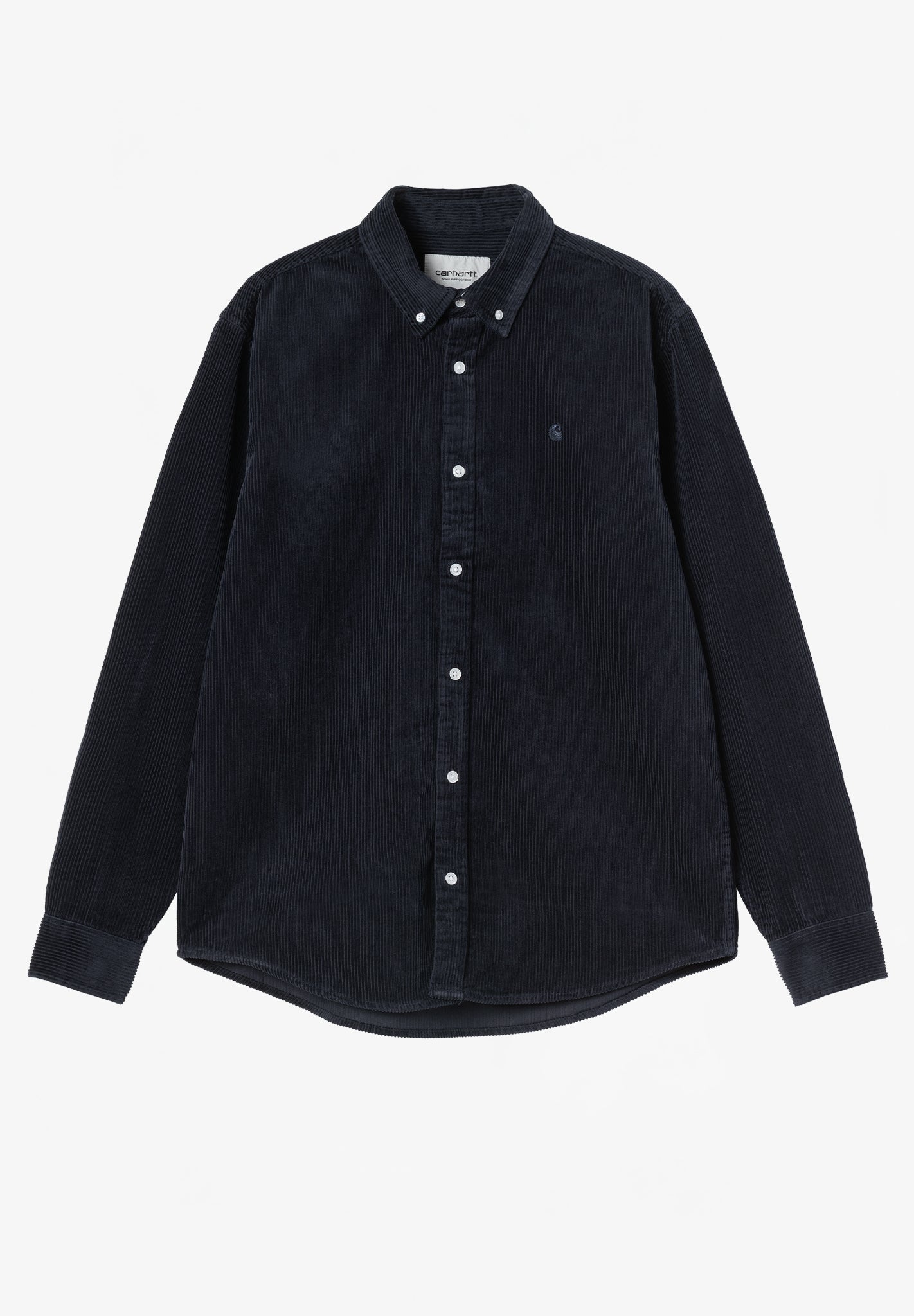 CARHARTT WIP - L/S Madison Cord Shirt - Dark Navy - BACKYARD