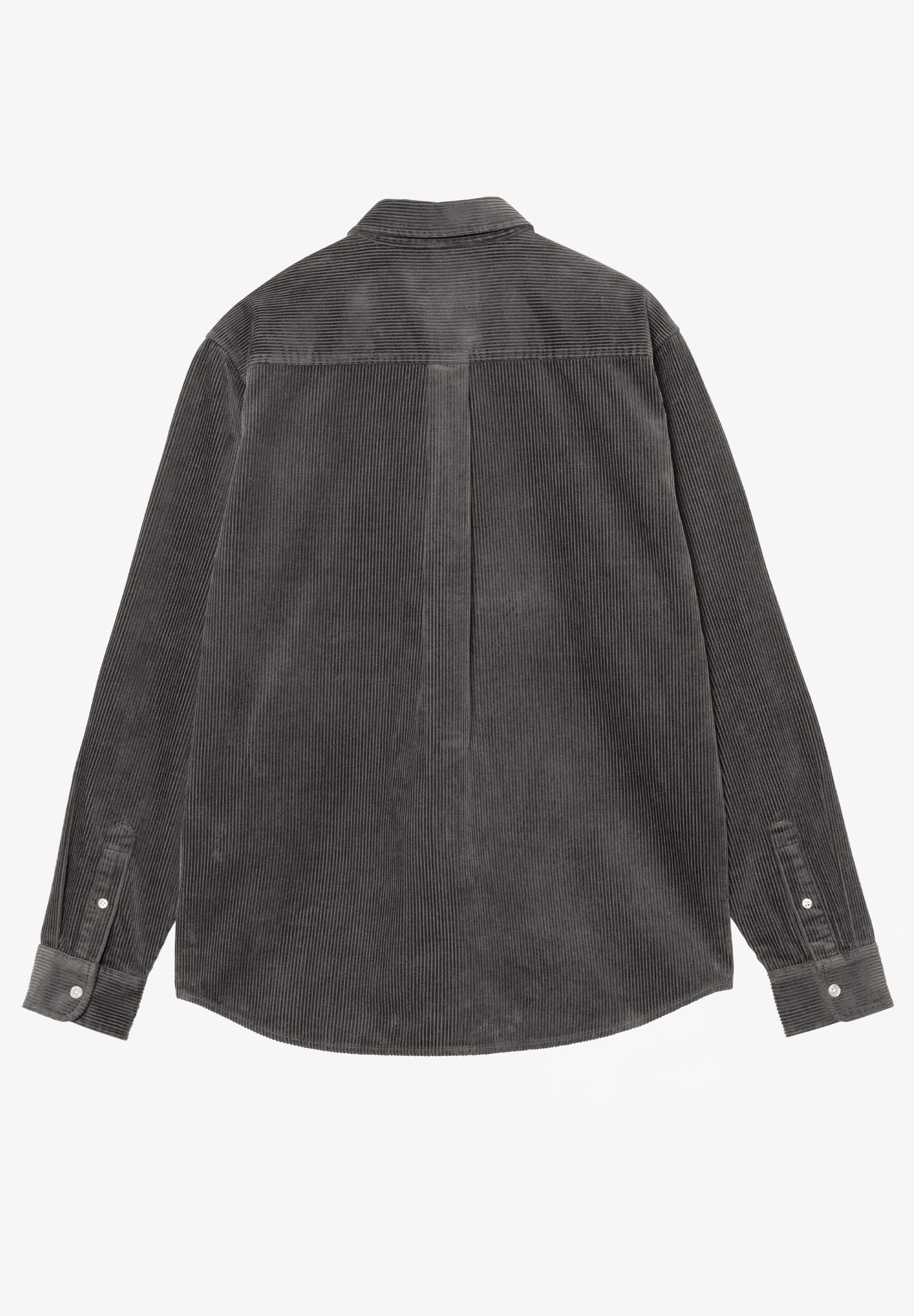 CARHARTT WIP - L/S Madison Cord Shirt - Graphite Graphite - BACKYARD