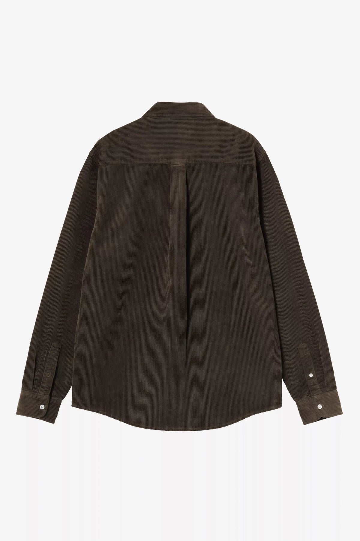 CARHARTT WIP-L/S Madison Cord Shirt-Tobacco-BACKYARD