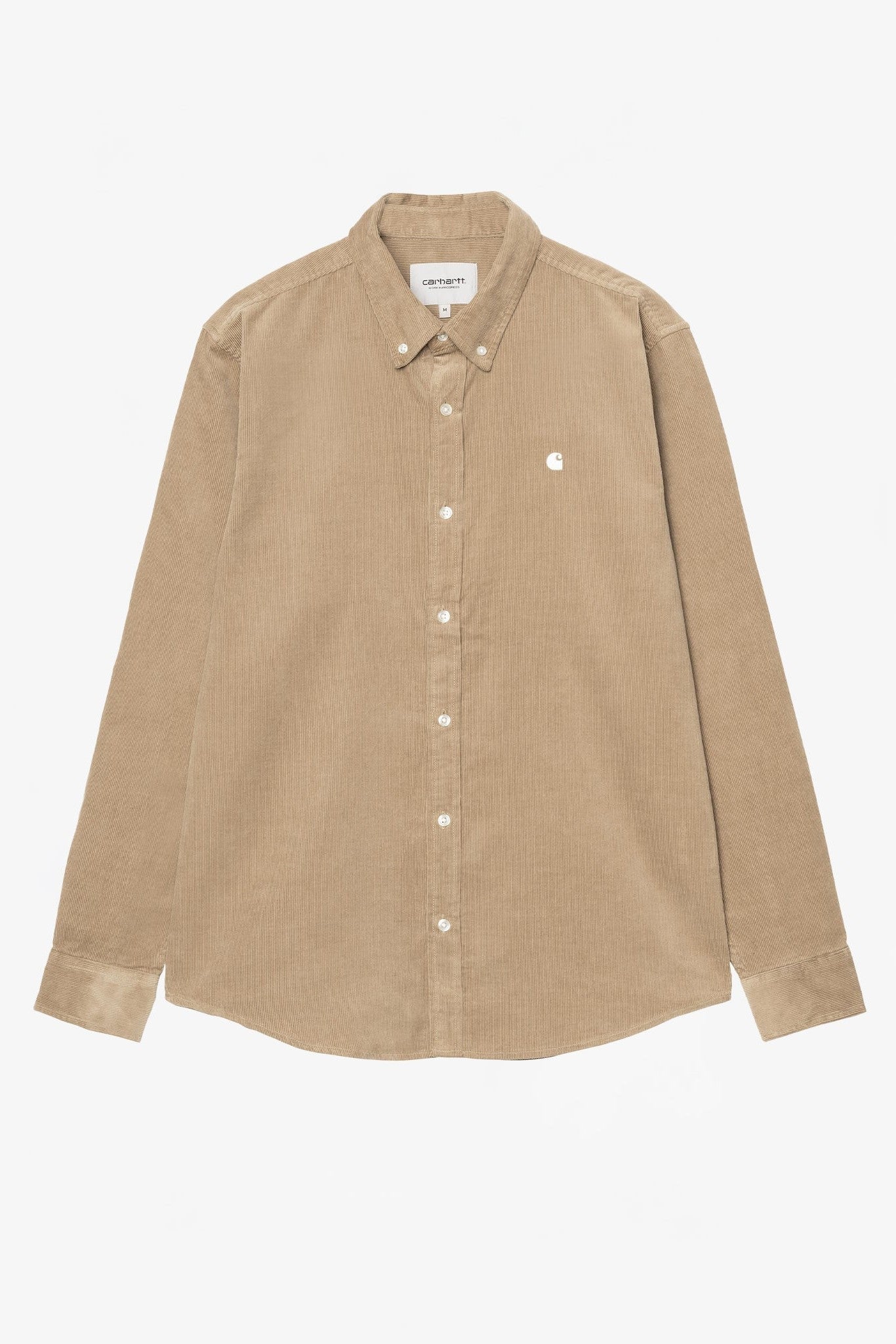 CARHARTT WIP - L/S Madison Fine Cord Shirt - Iroko Wax - BACKYARD