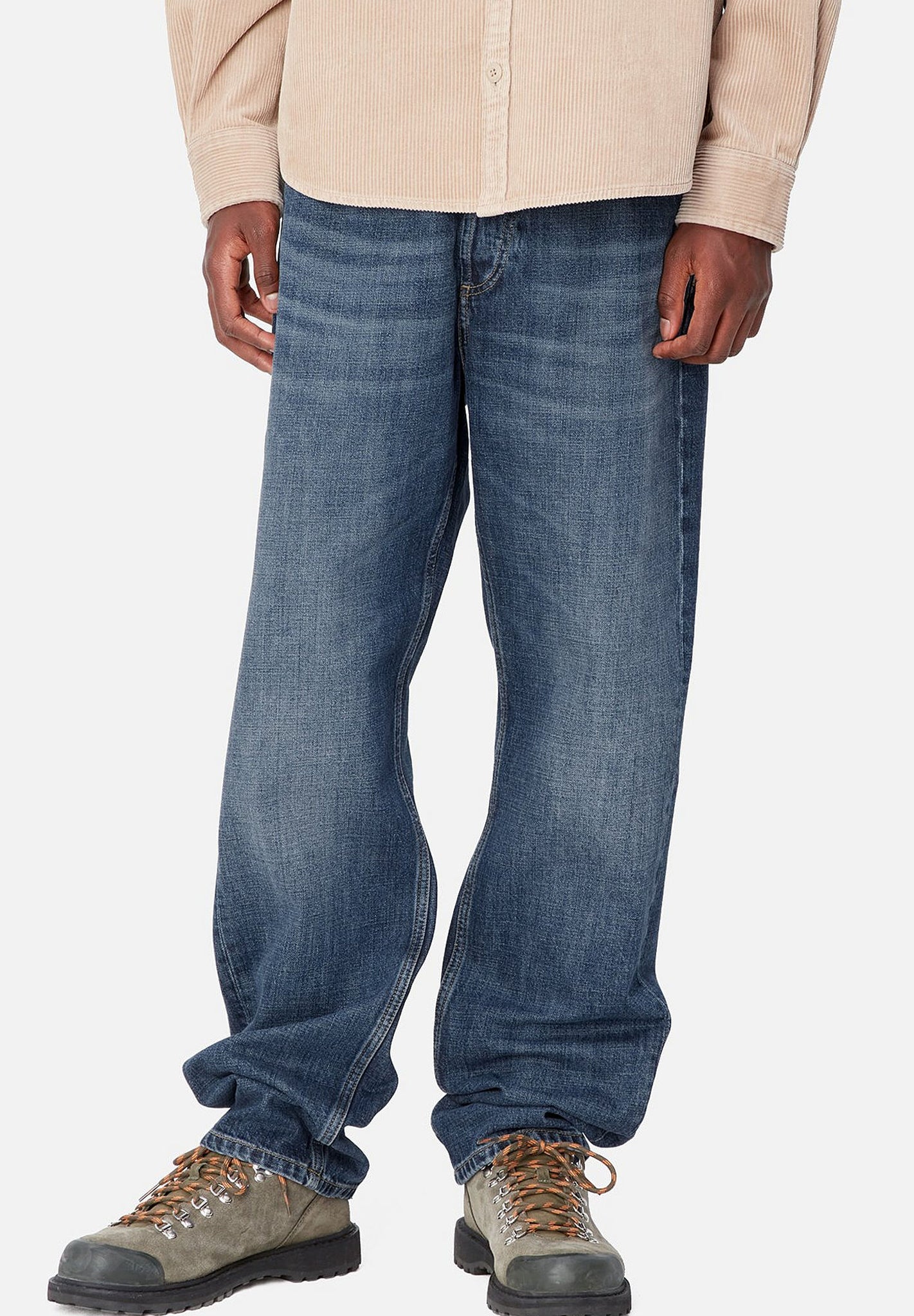 CARHARTT WIP - Marlow Pant - Blue Dark Used Wash - BACKYARD