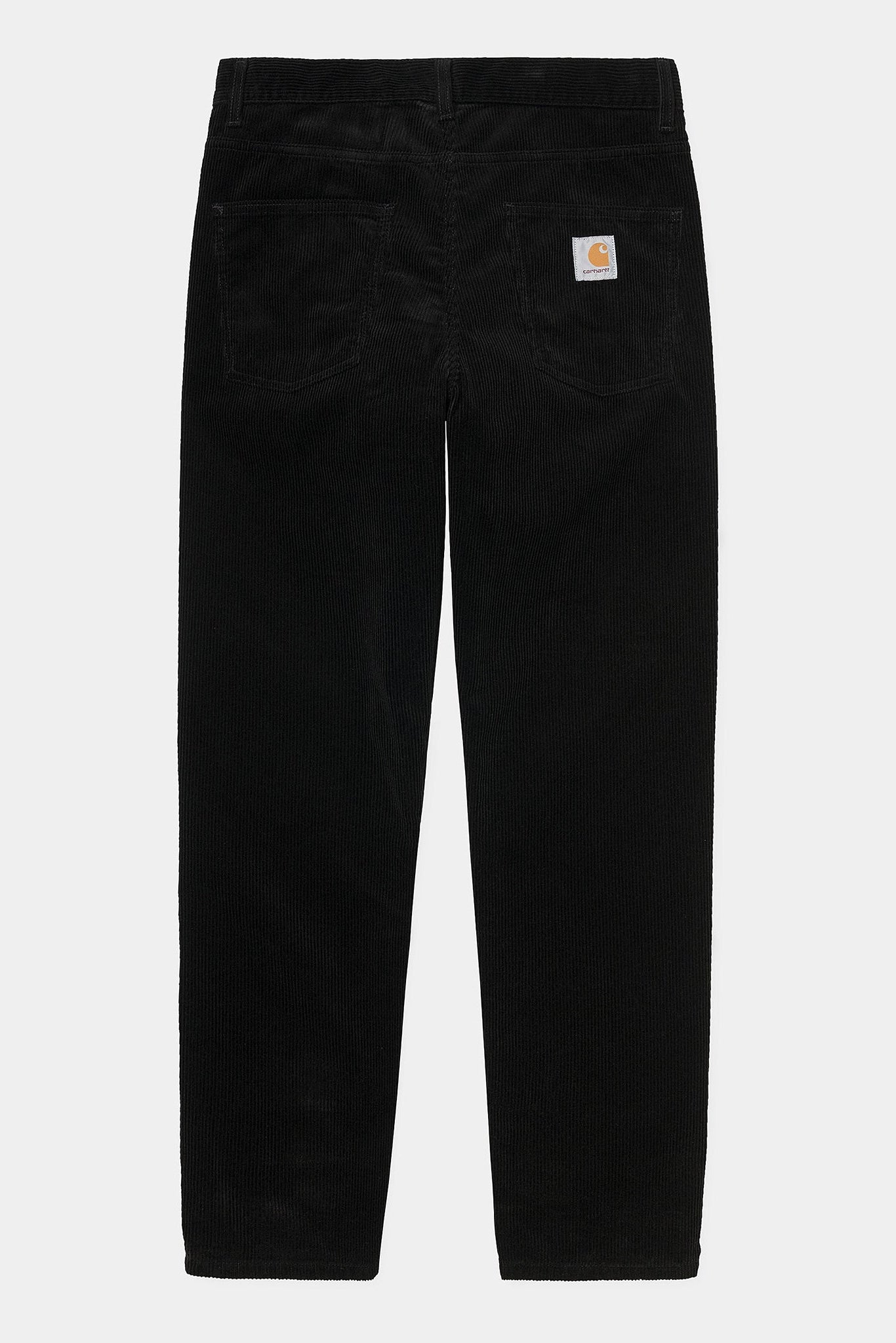 CARHARTT WIP - Newel Pant Cord - Black Rinsed - BACKYARD