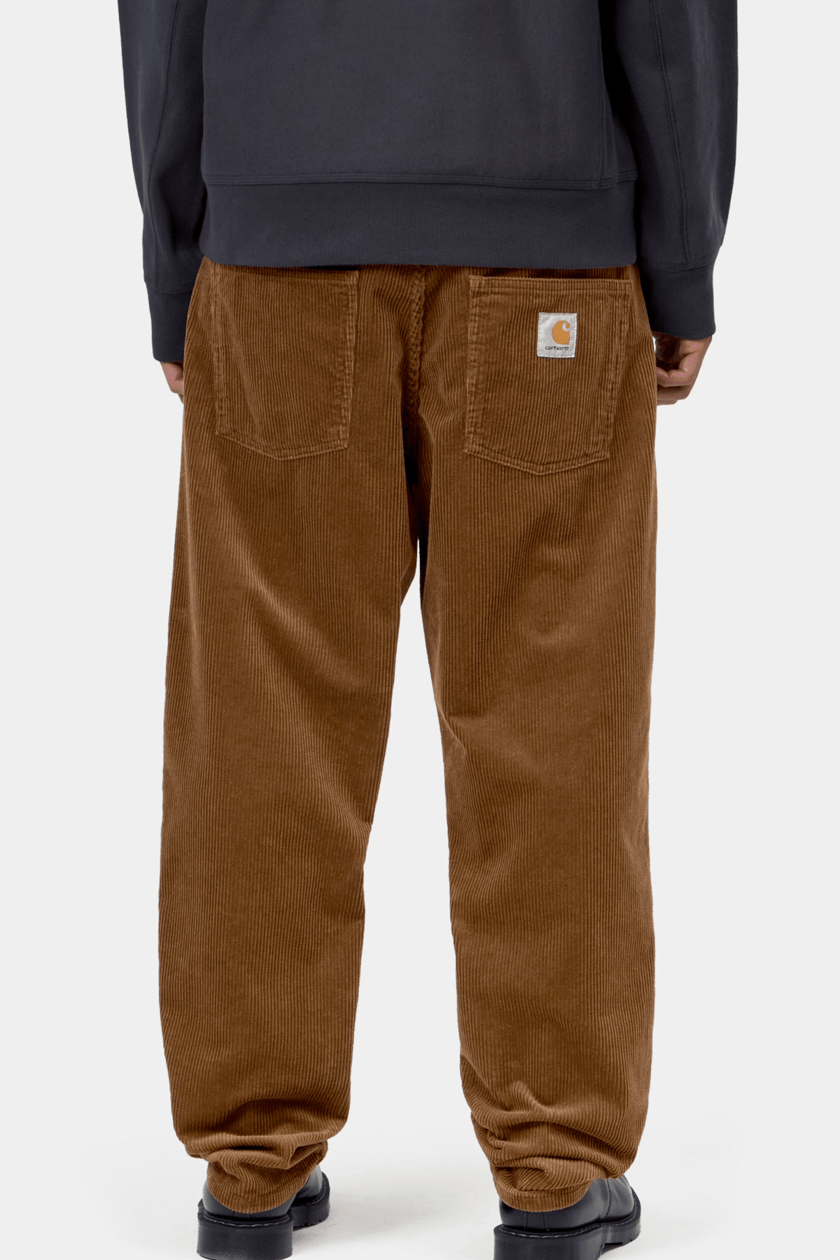 CARHARTT WIP-Newel Pant Cord-Brown Rinsed-BACKYARD