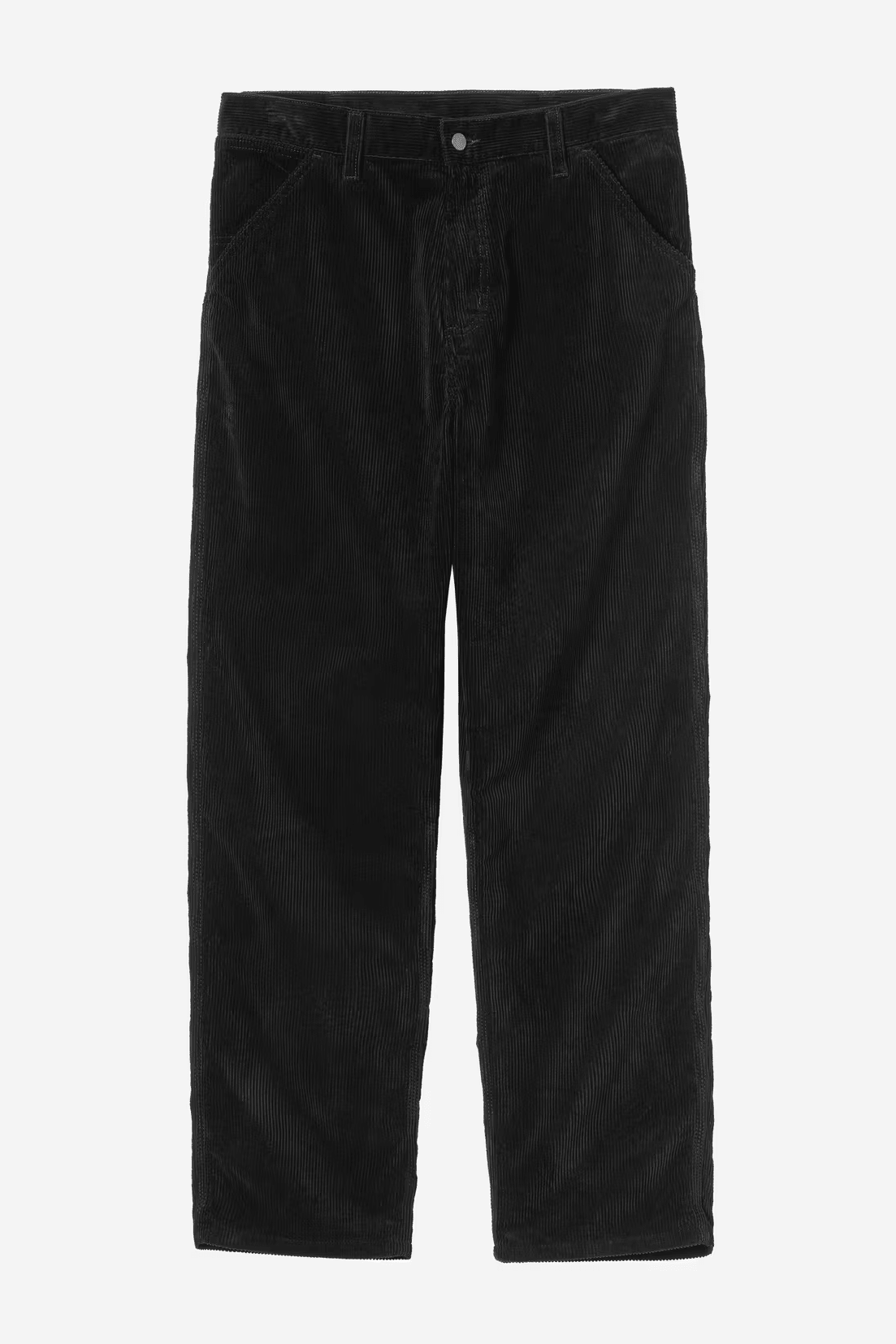 CARHARTT WIP-Simple Pant Cord-Black Rinsed-BACKYARD