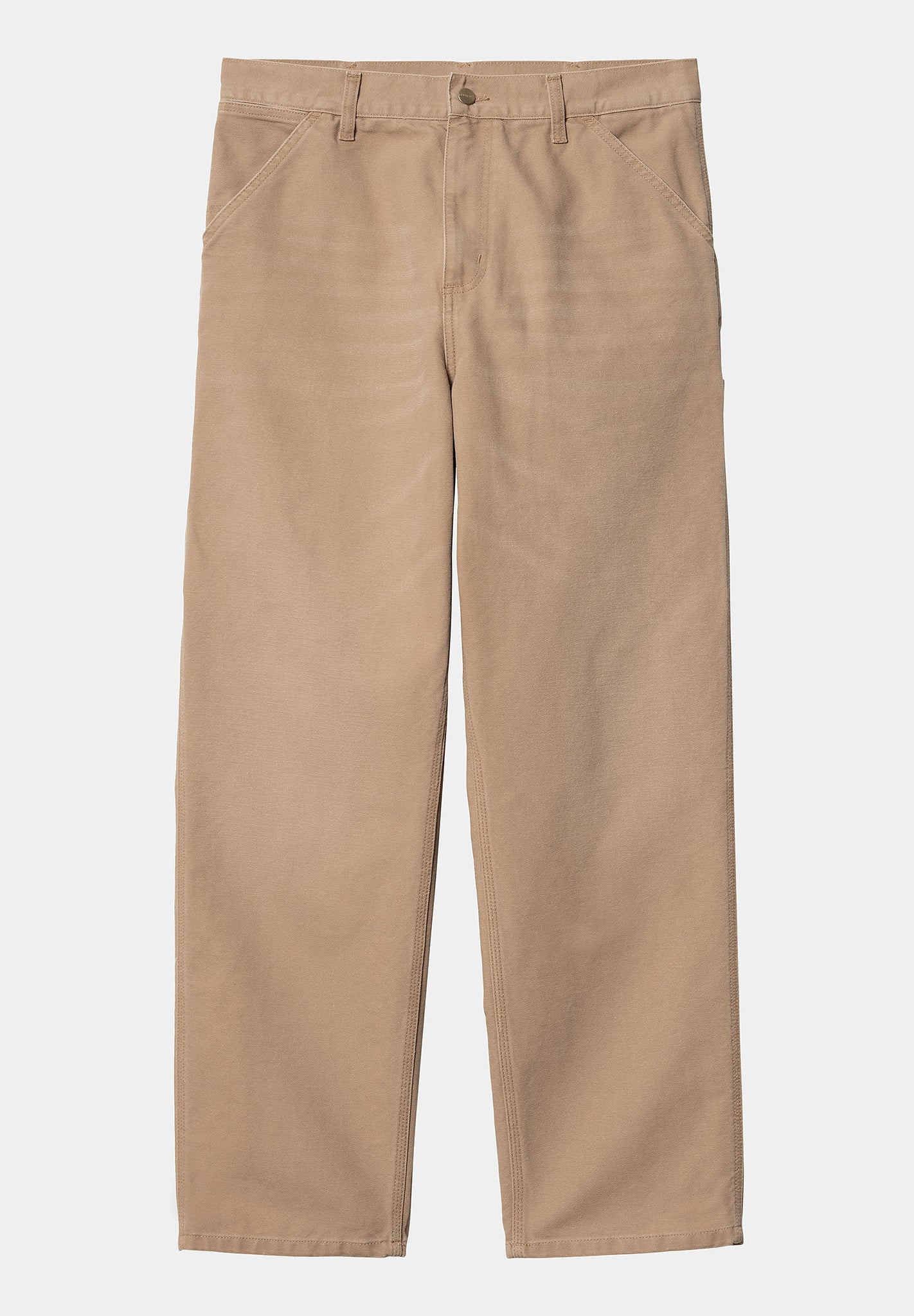 CARHARTT WIP - Single Knee Pant - Peanut Aged Canvas - BACKYARD