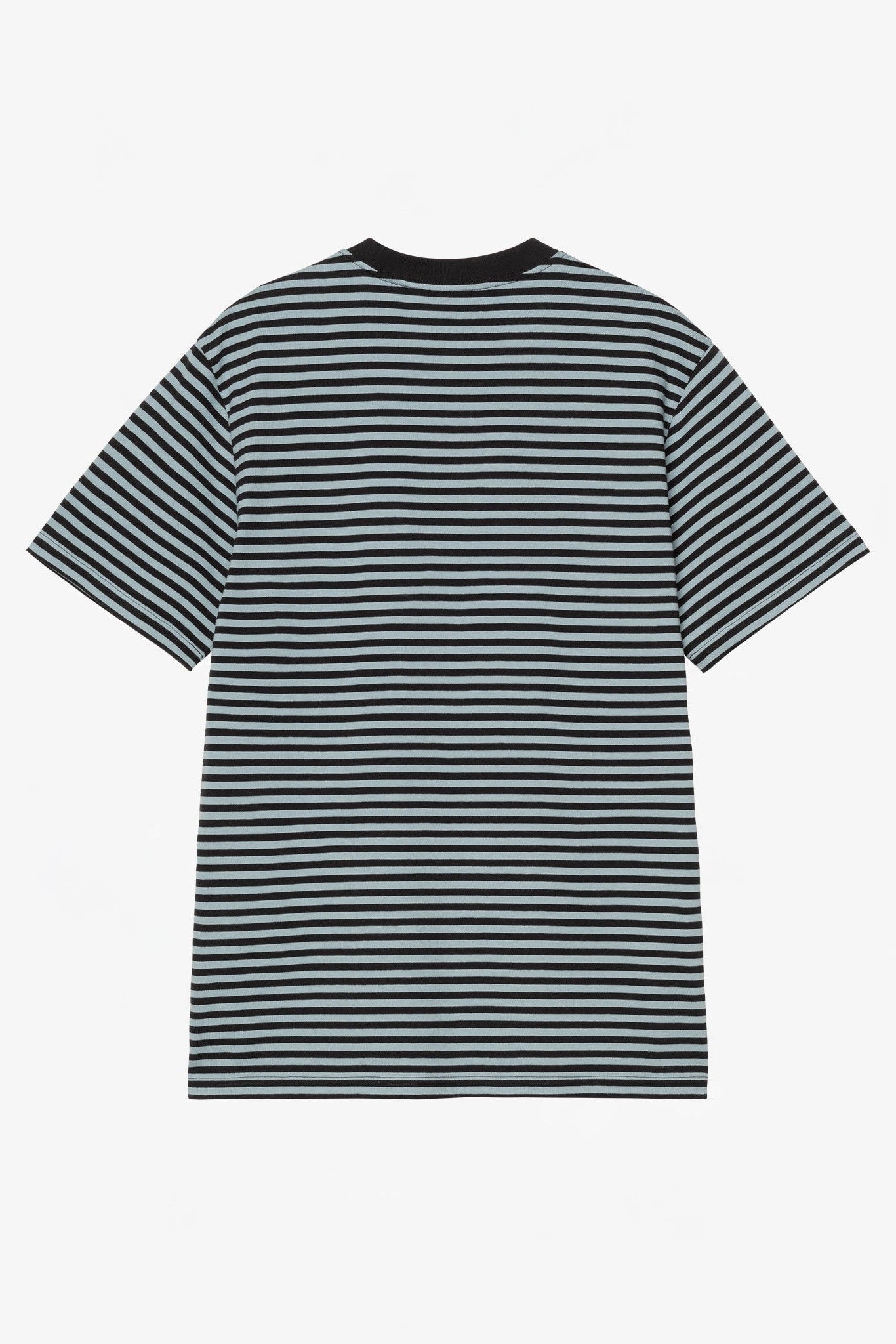 CARHARTT WIP - S/S Verner Pocket T-Shirt - Verner Stripe Black Citadel - BACKYARD