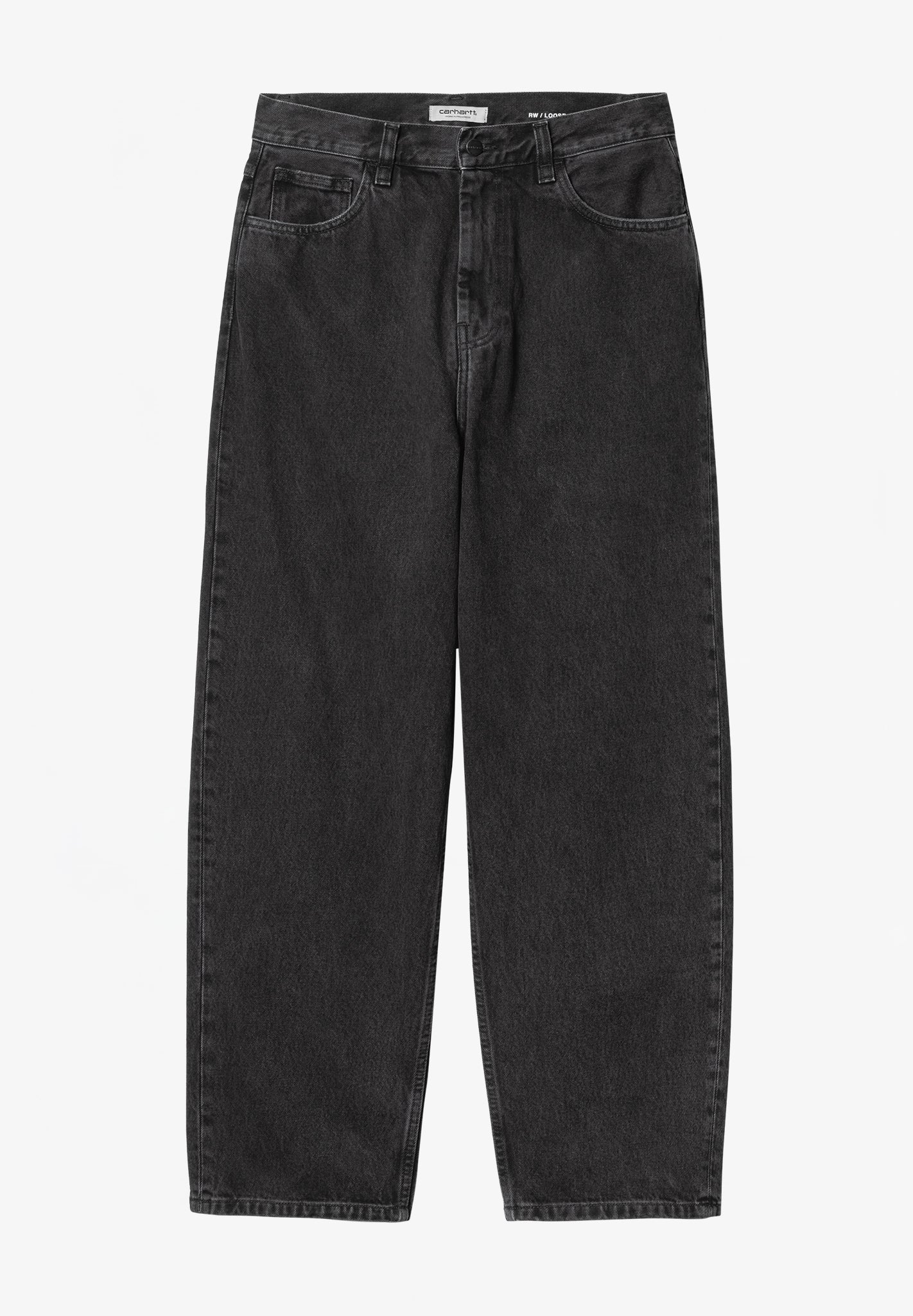 CARHARTT WIP - W' Brandon Pant - Black Stone Washed - BACKYARD