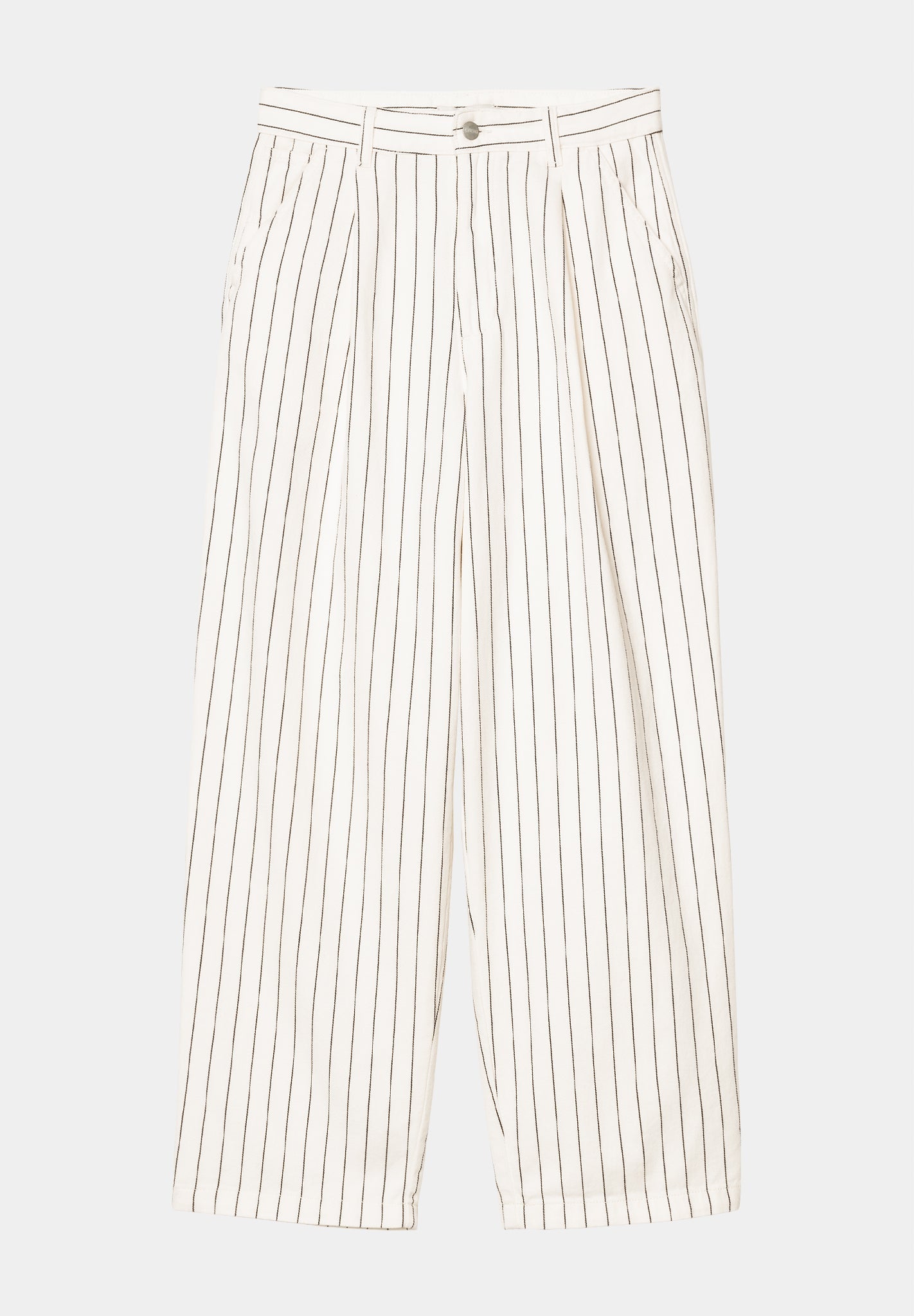 CARHARTT WIP - W' Hendry Pant - Seaton Stripe Wax Dark Navy - BACKYARD