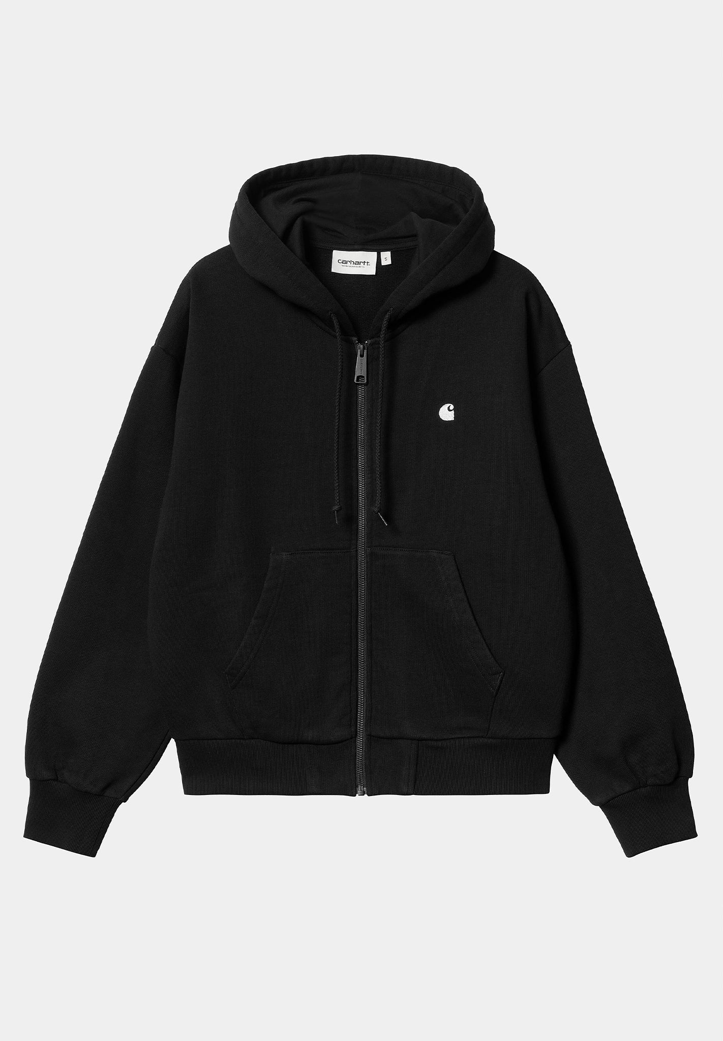 CARHARTT WIP - W' Hooded Casey Jacket - Black Silver - BACKYARD
