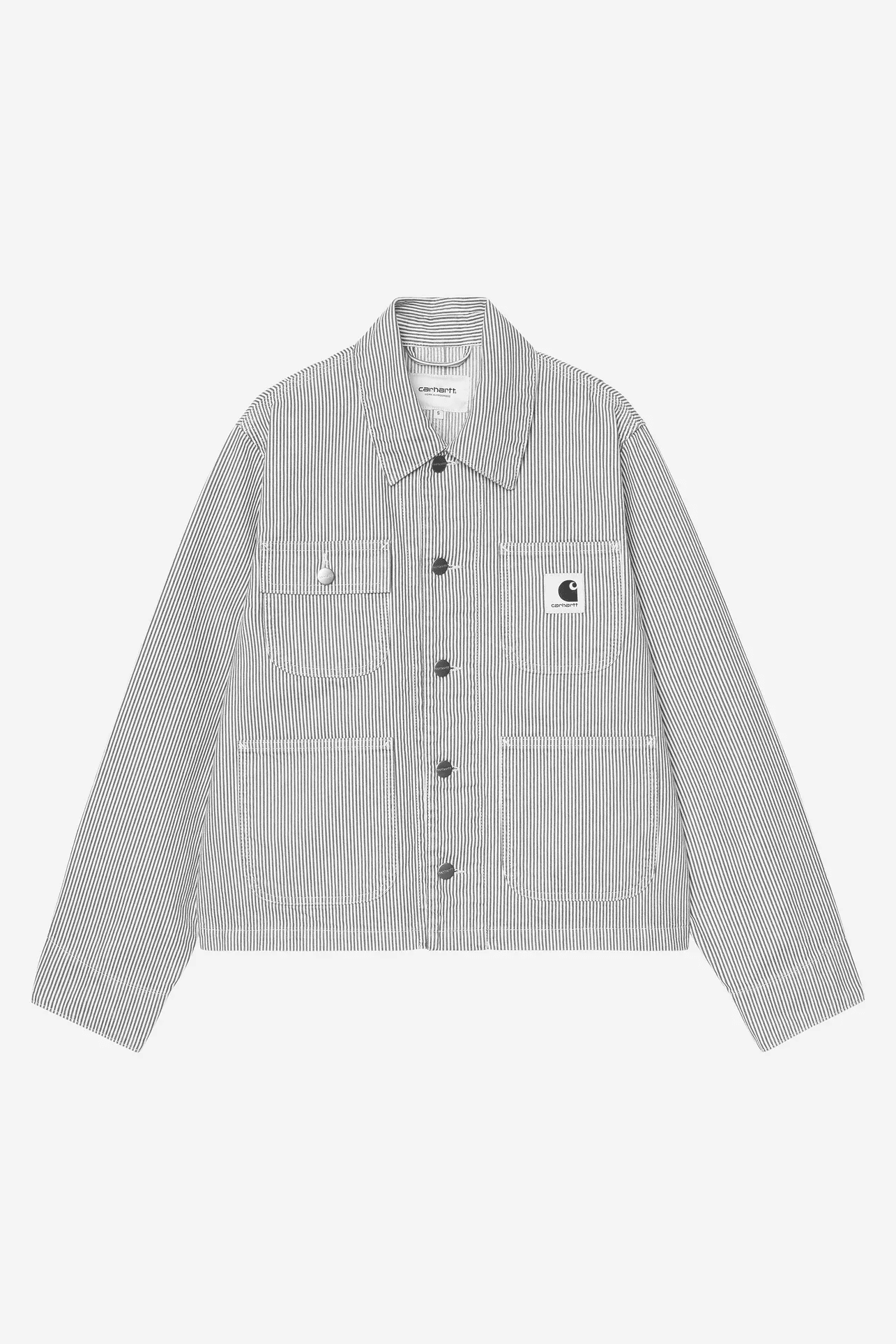 CARHARTT WIP - W' Mercer Chore Coat - Mercer Stripe Graphite Wax Stone - BACKYARD