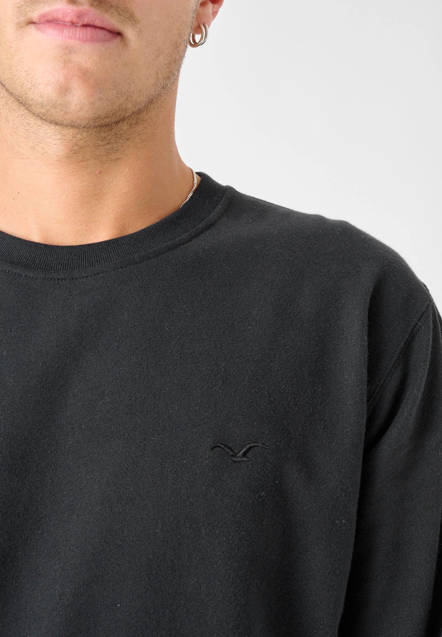 CLEPTOMANICX - Ligull Crewneck - Black - BACKYARD
