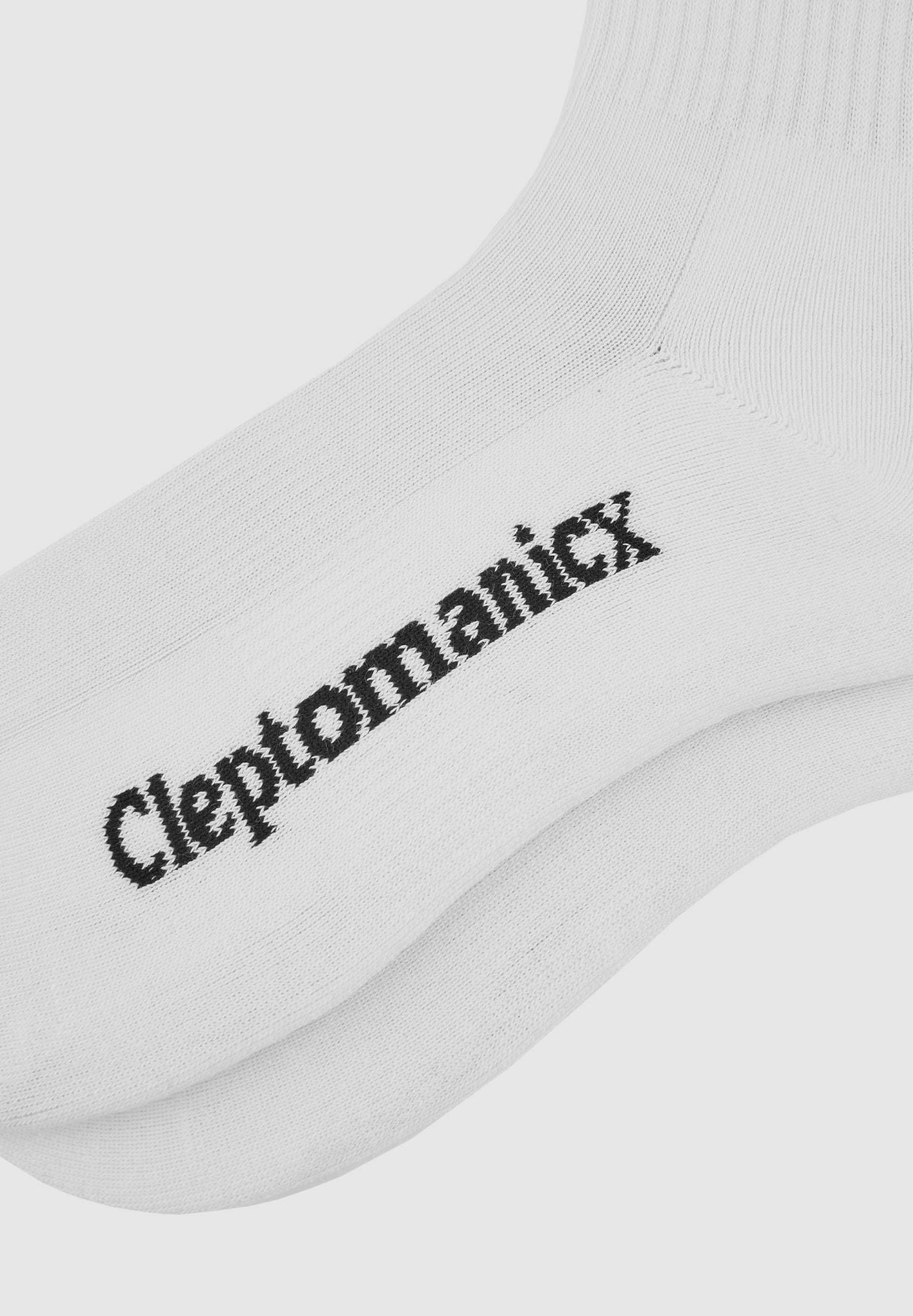 CLEPTOMANICX - Ligull Socks - White - BACKYARD