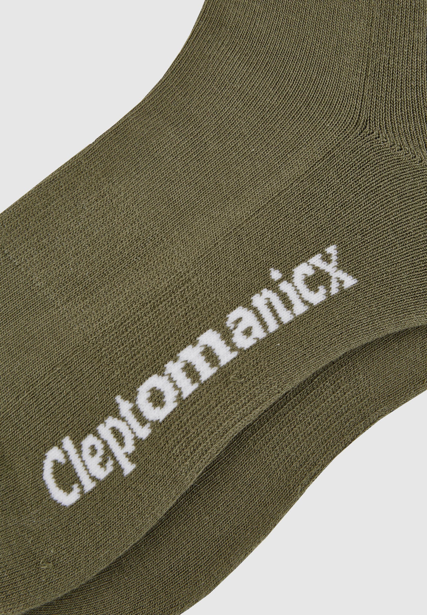 CLEPTOMANICX - Ligull Socks - Burnt Olive - BACKYARD