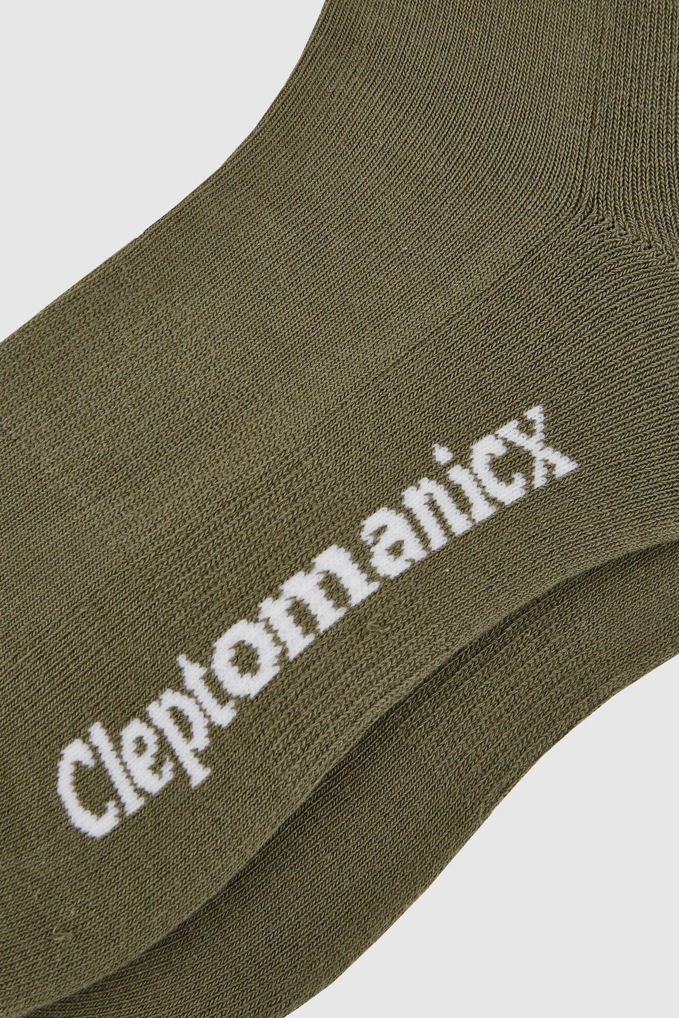 CLEPTOMANICX - Ligull Socks - Burnt Olive - BACKYARD