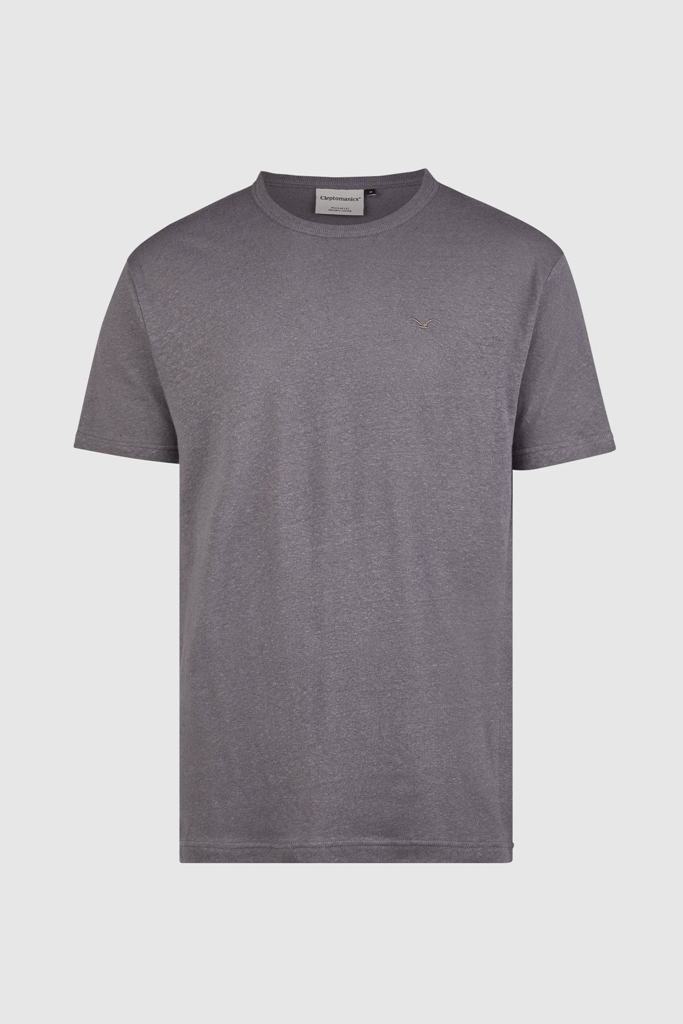 CLEPTOMANICX - Ligull Summer Basic Tee - Lava Smoke - BACKYARD