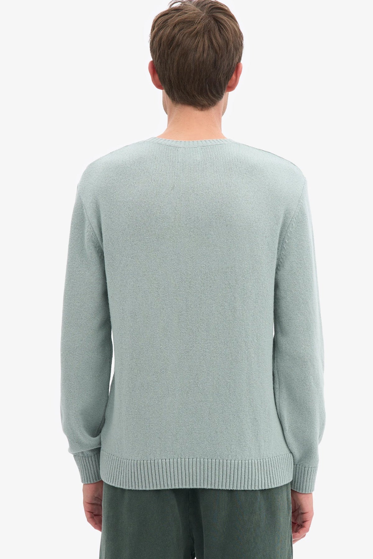 COLORFUL STANDARD - Classic Merino Wool Crew - Steel Blue - BACKYARD