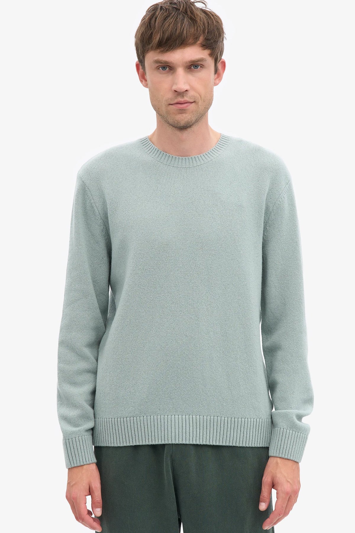 COLORFUL STANDARD - Classic Merino Wool Crew - Steel Blue - BACKYARD