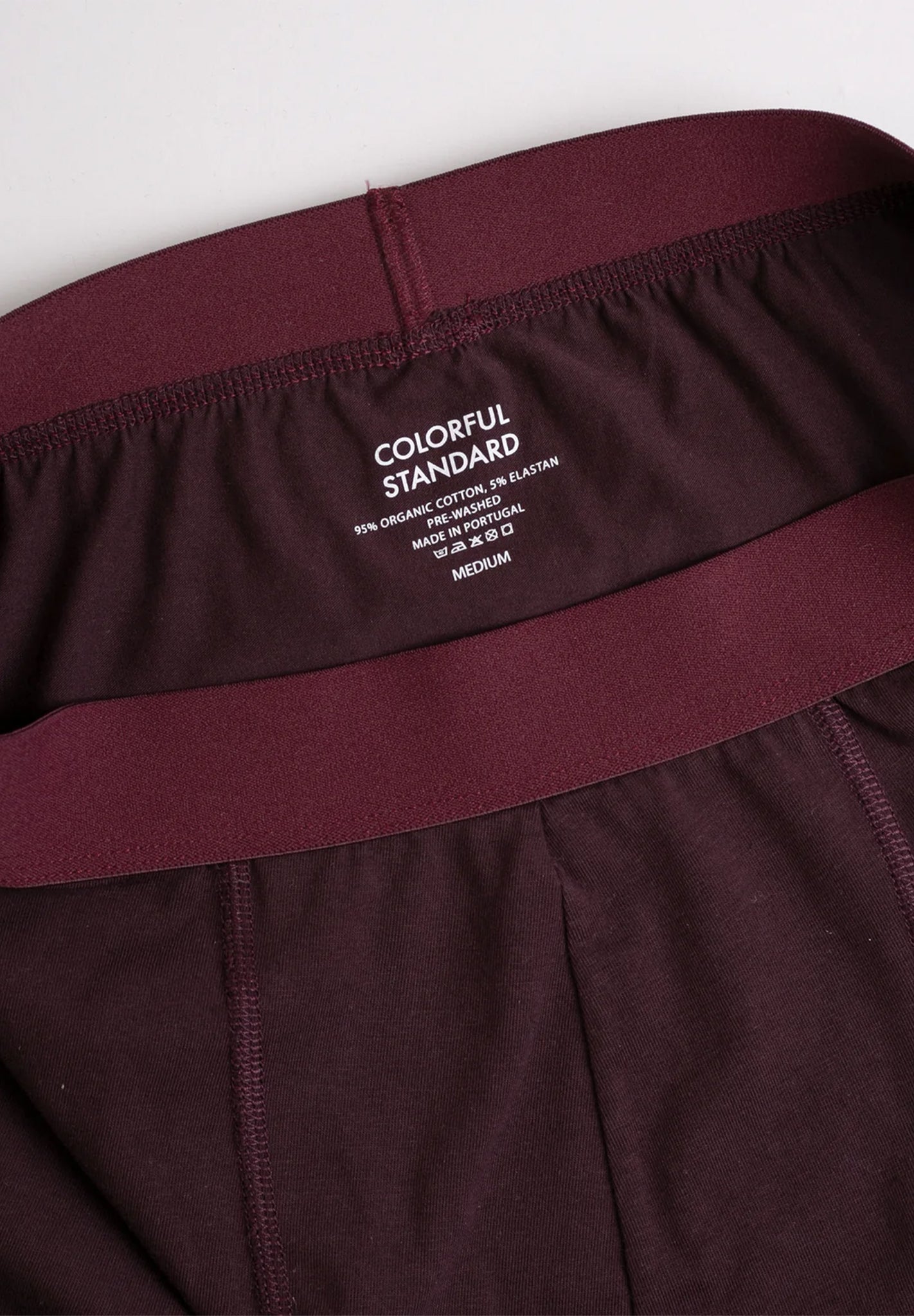 COLORFUL STANDARD - Classic Organic Boxer Briefs - Oxblood Red - BACKYARD