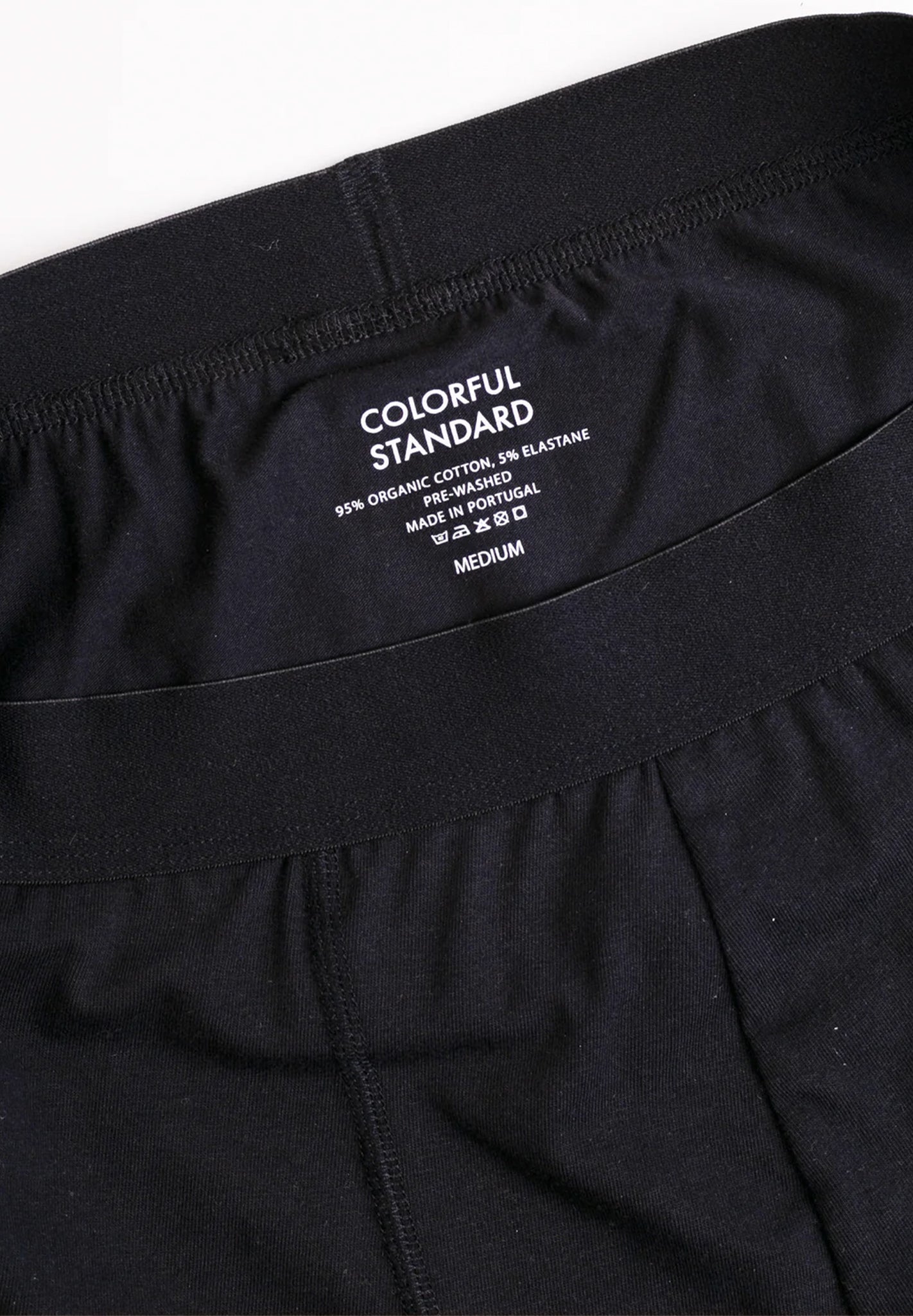 COLORFUL STANDARD - Classic Organic Boxer Briefs - Deep Black - BACKYARD