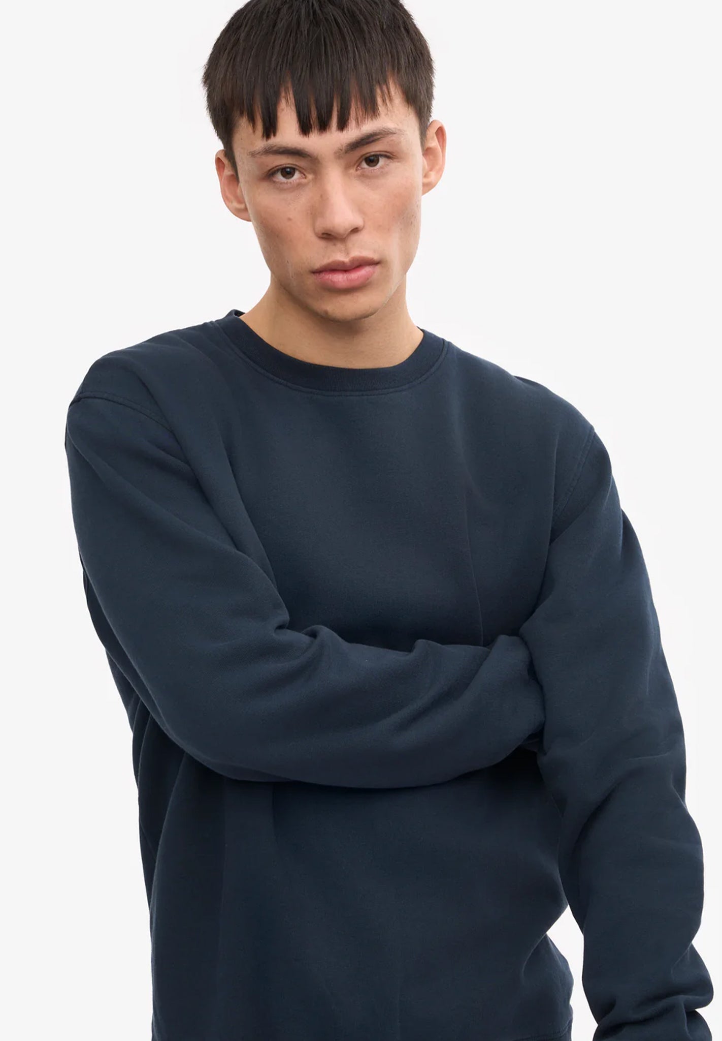 COLORFUL STANDARD - Classic Organic Crew - Navy Blue - BACKYARD