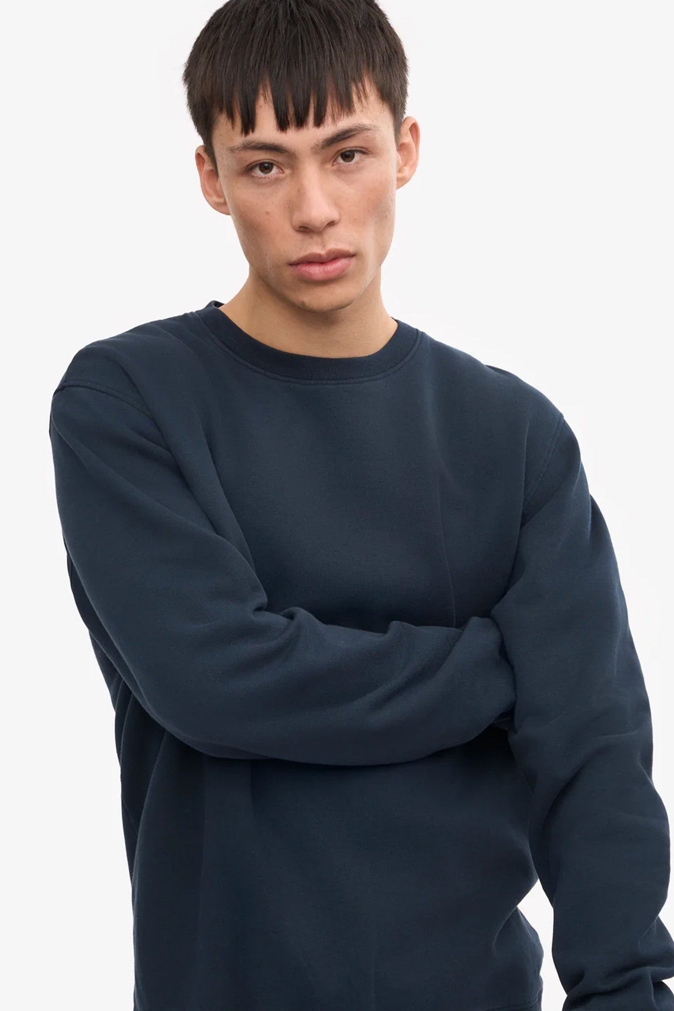 COLORFUL STANDARD - Classic Organic Crew - Navy Blue - BACKYARD