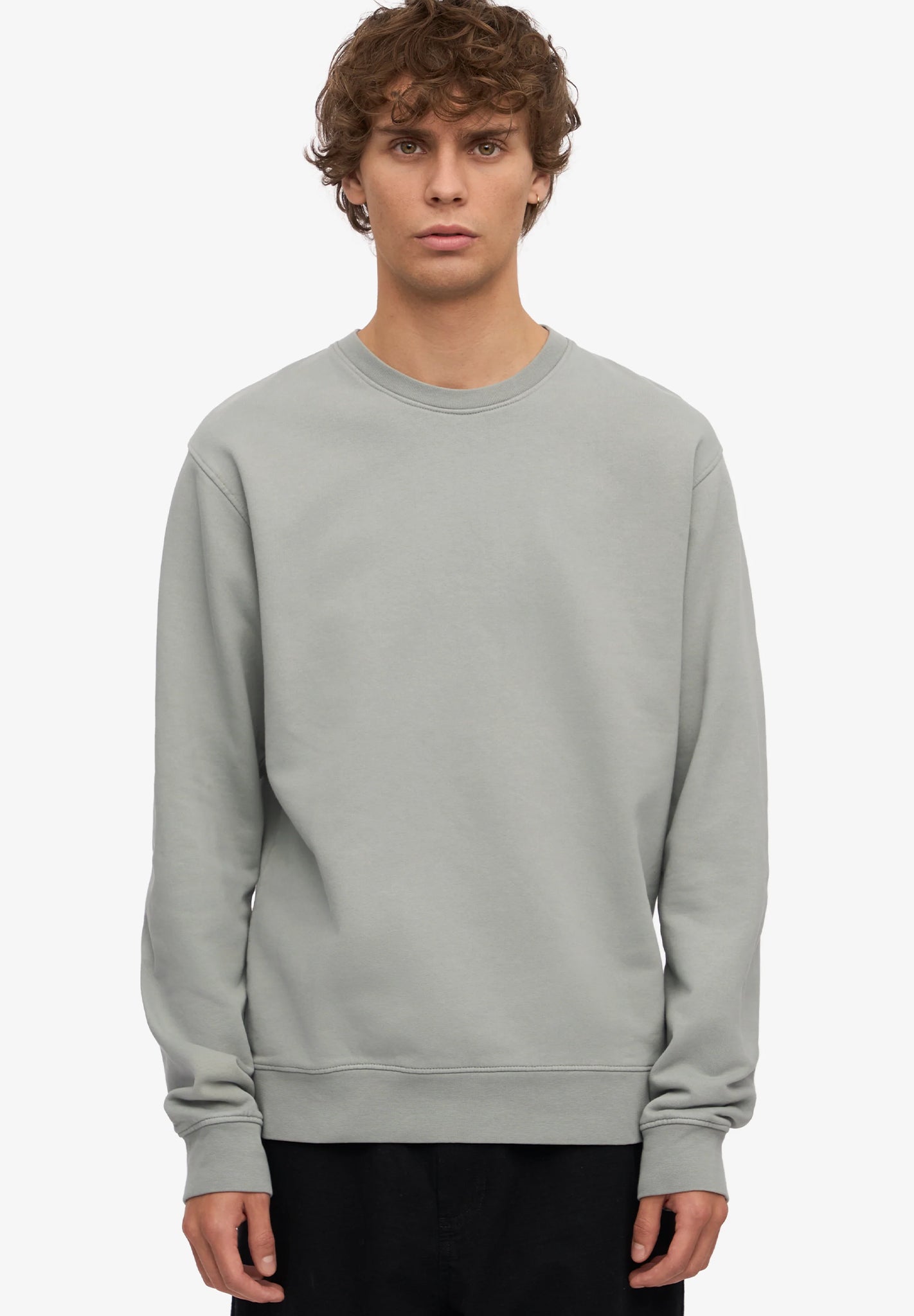 COLORFUL STANDARD - Classic Organic Crew - Steel Blue - BACKYARD