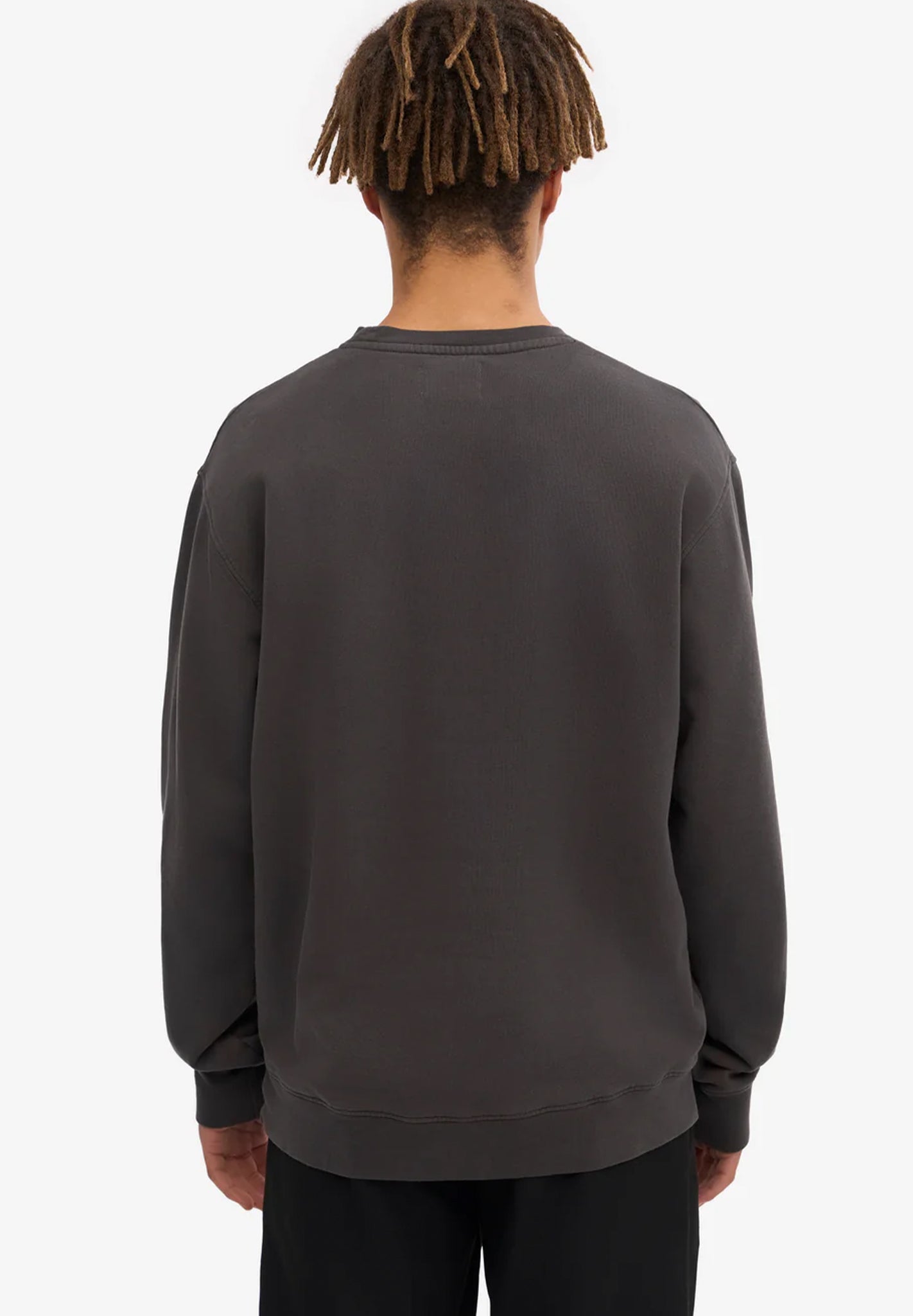 COLORFUL STANDARD - Classic Organic Crew - Lava Grey - BACKYARD