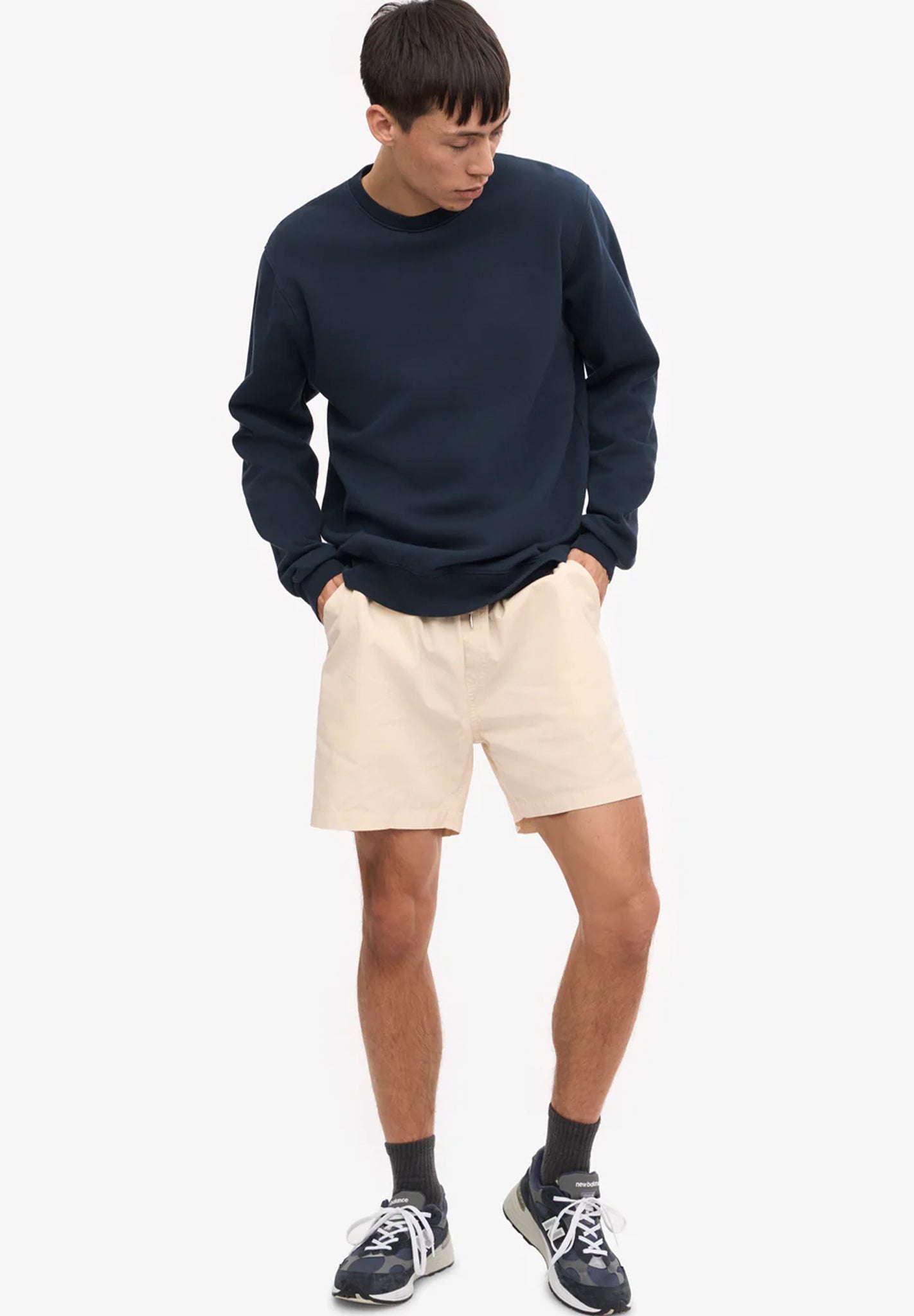 COLORFUL STANDARD - Classic Organic Crew - Navy Blue - BACKYARD