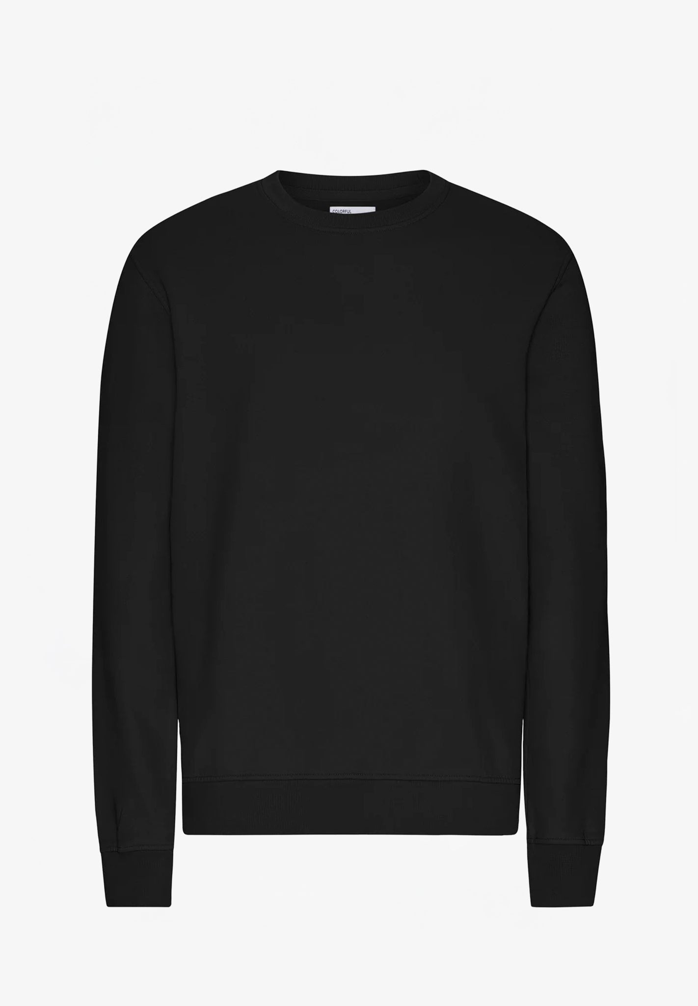 COLORFUL STANDARD - Classic Organic Crew - Deep Black - BACKYARD