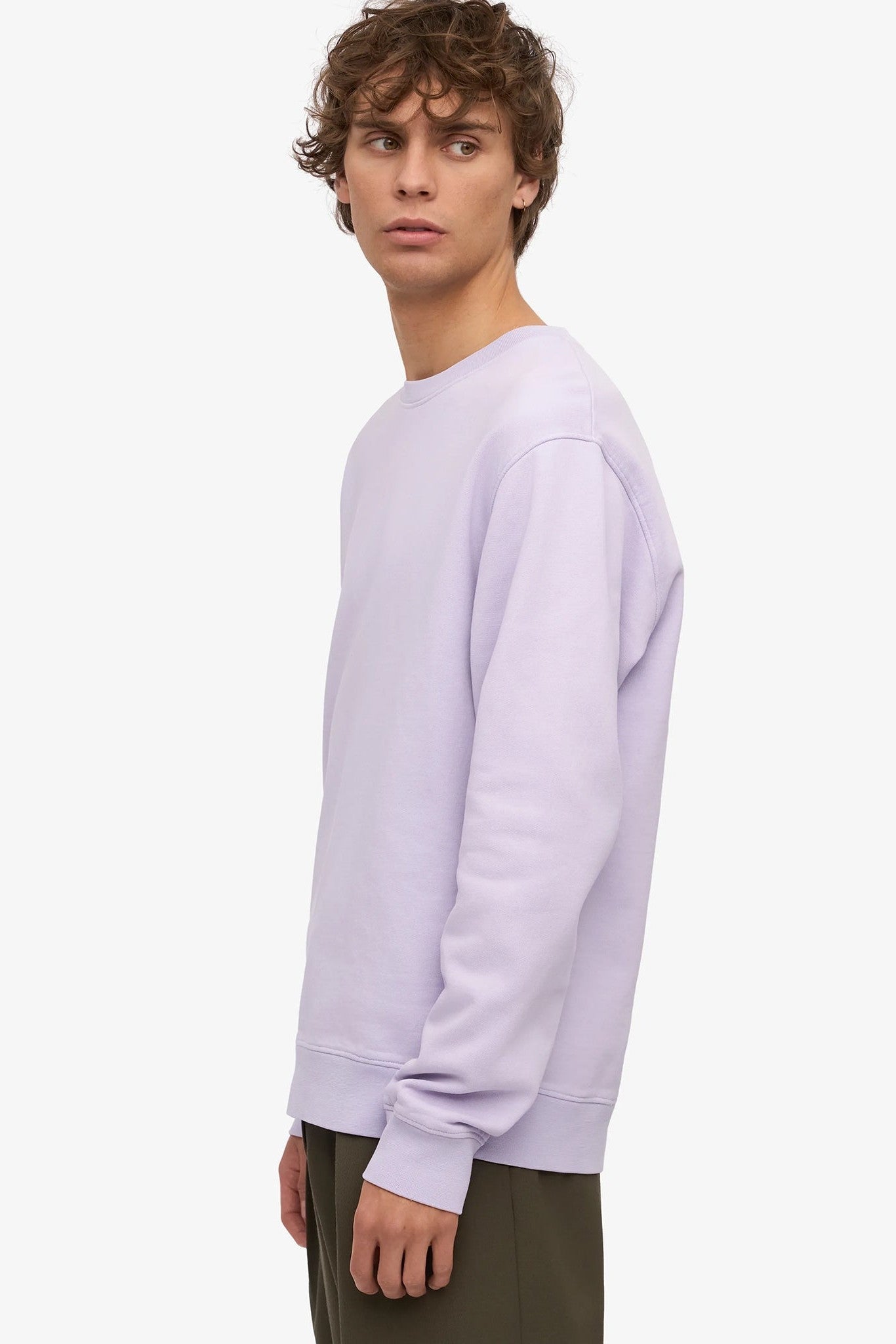 COLORFUL STANDARD - Classic Organic Crew - Soft Lavender - BACKYARD