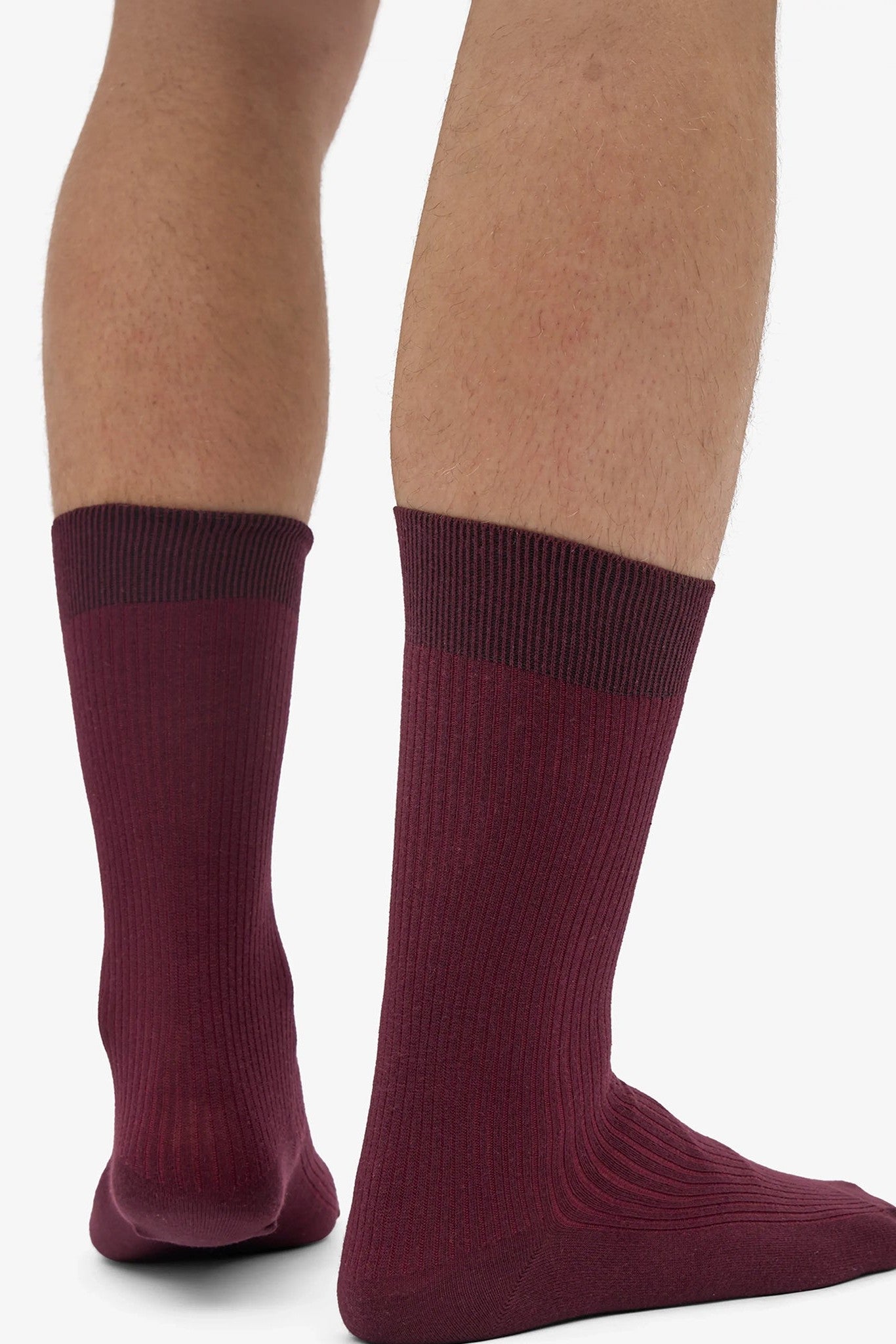 COLORFUL STANDARD - Classic Organic Sock - Oxblood Red - BACKYARD