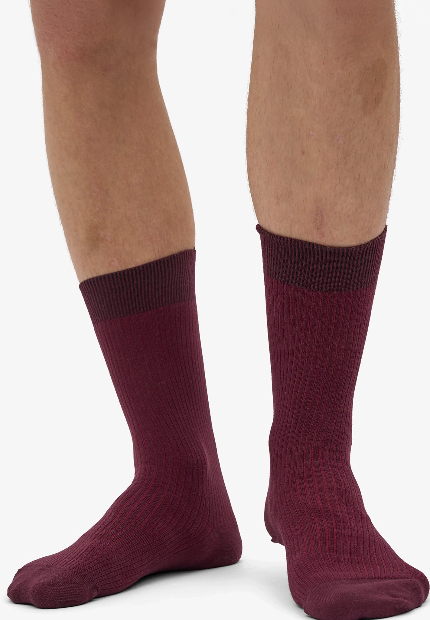 COLORFUL STANDARD - Classic Organic Sock - Oxblood Red - BACKYARD