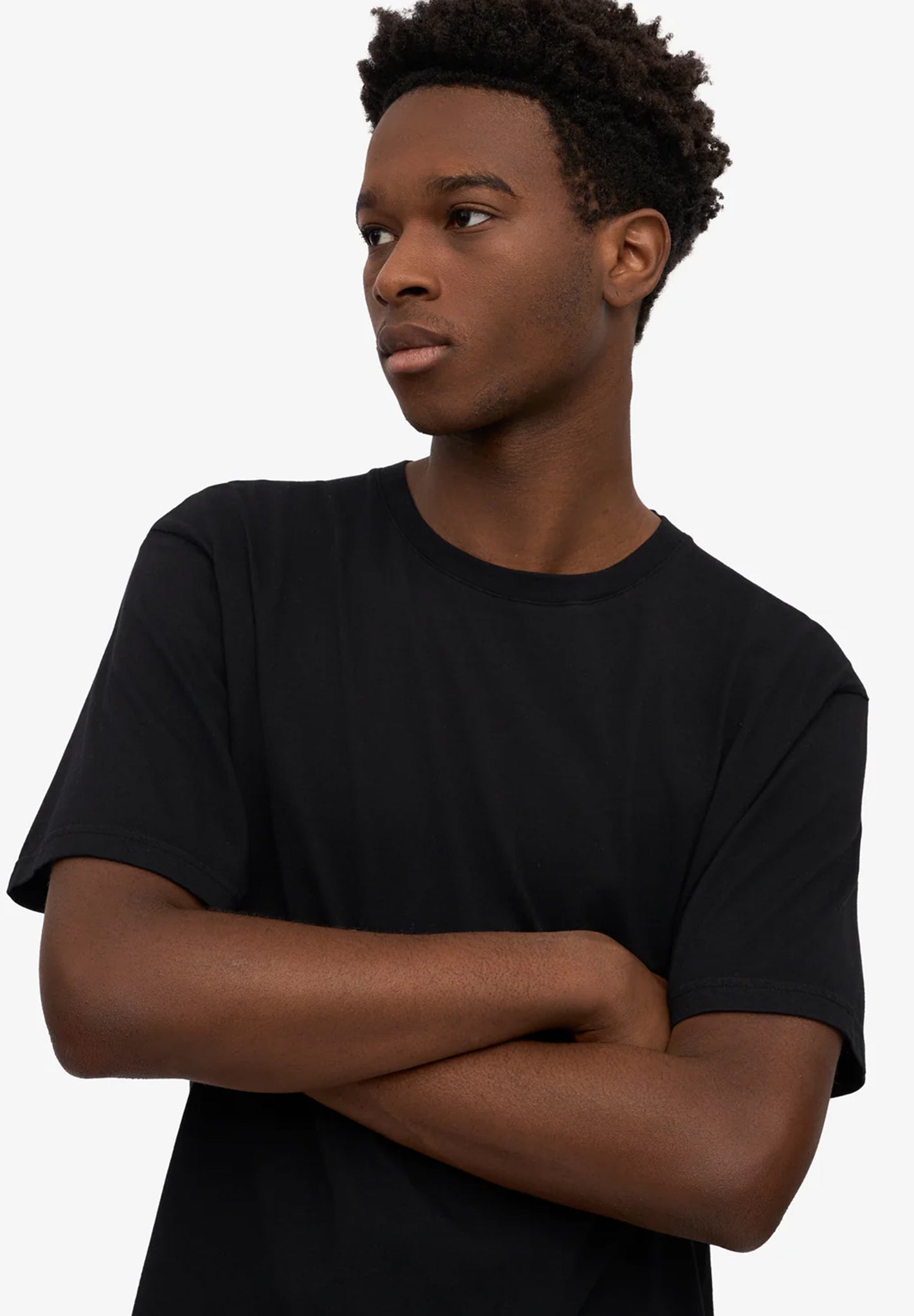 COLORFUL STANDARD - Classic Organic Tee - Deep Black - BACKYARD