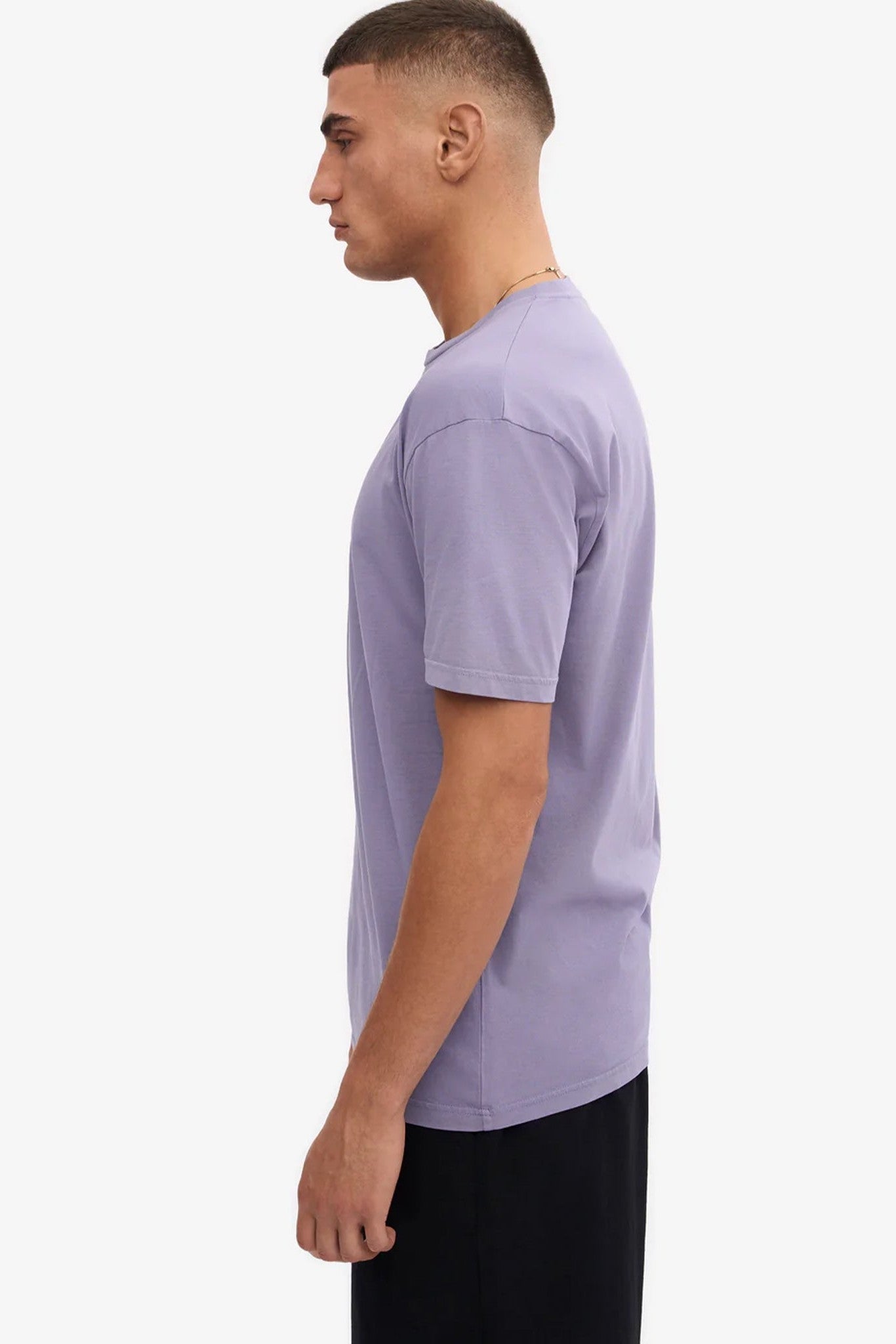 COLORFUL STANDARD - Classic Organic Tee - Purple Jade - BACKYARD